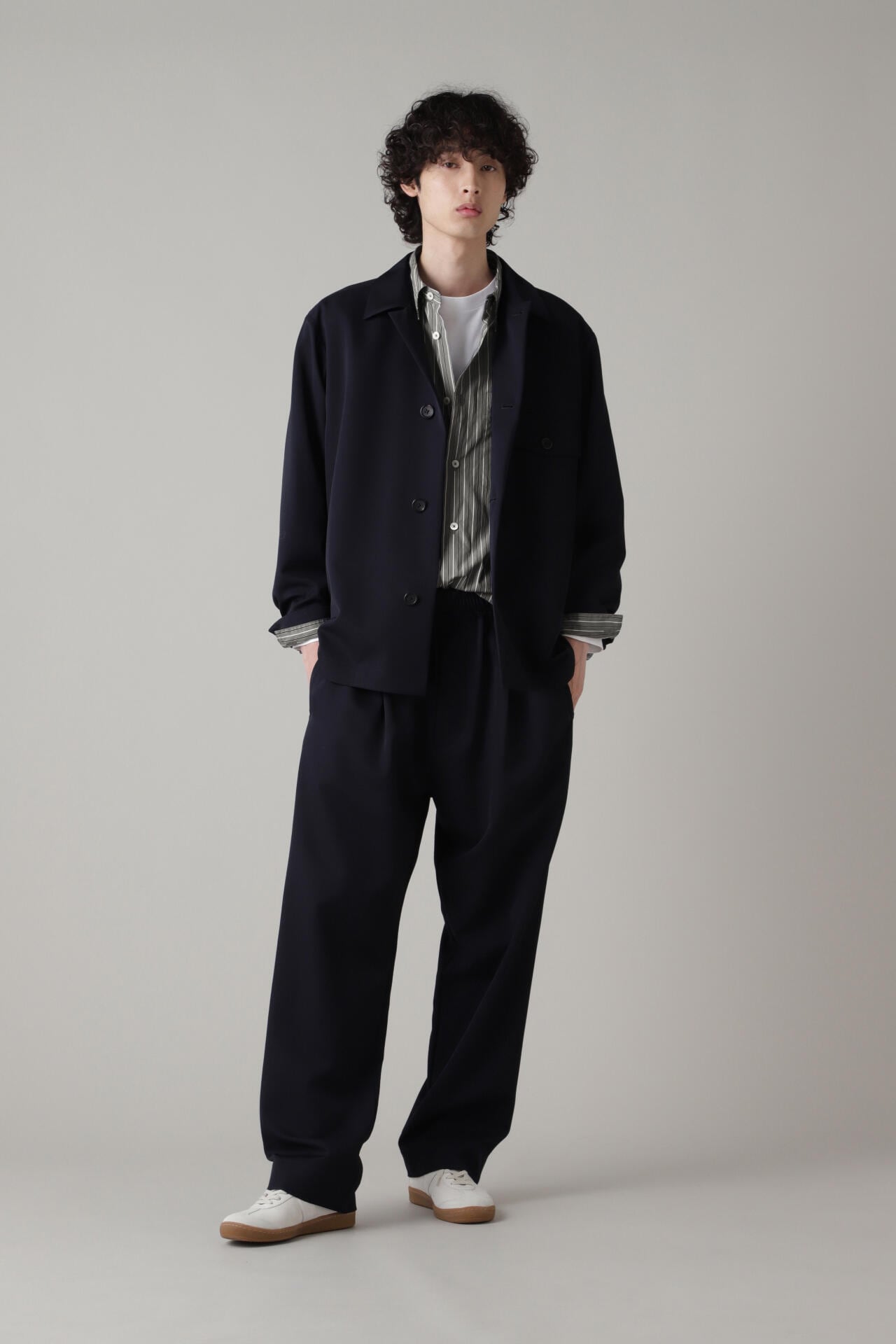 BOLD STRIPE COTTON POPLIN