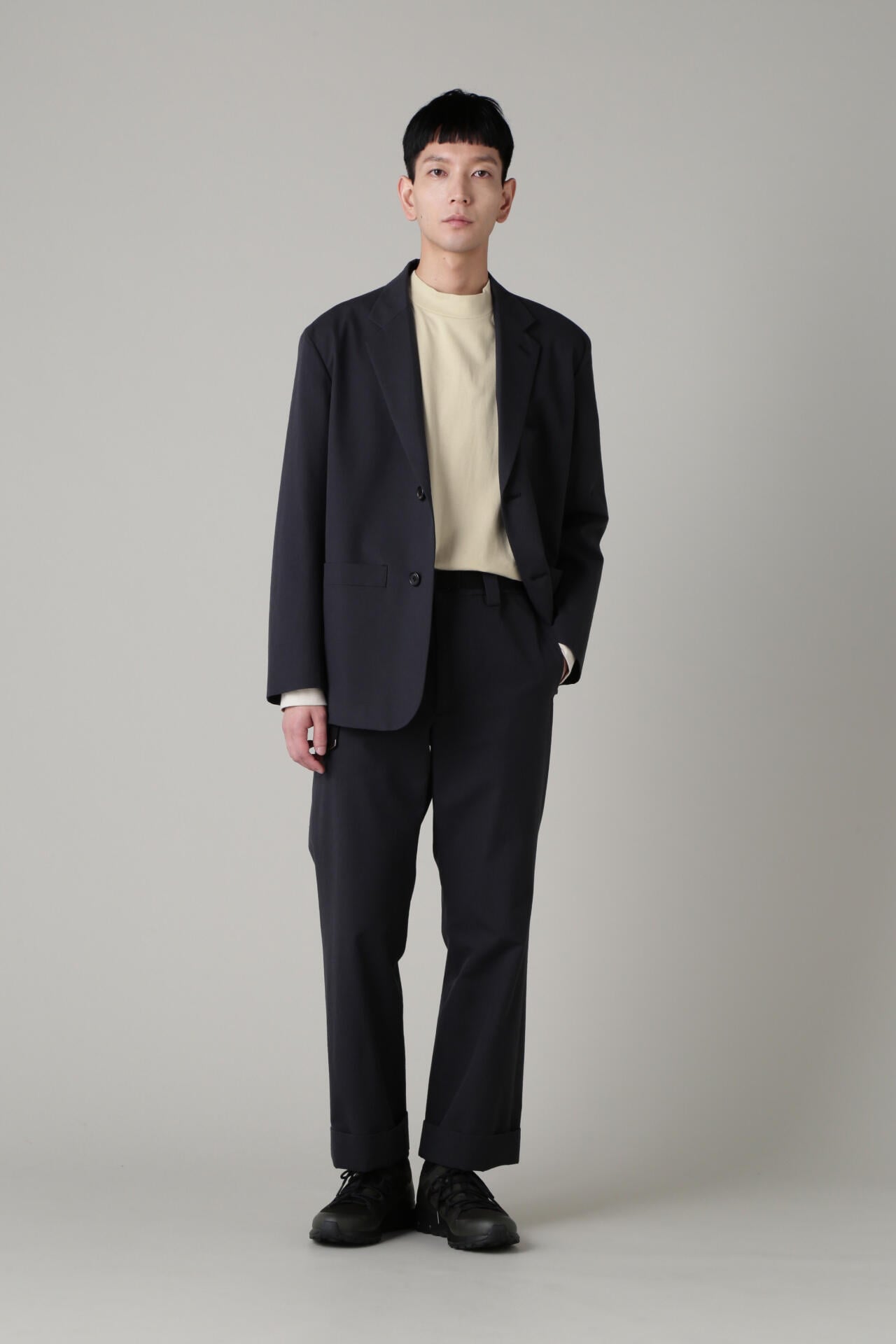 DENSE COTTON WOOL JERSEY