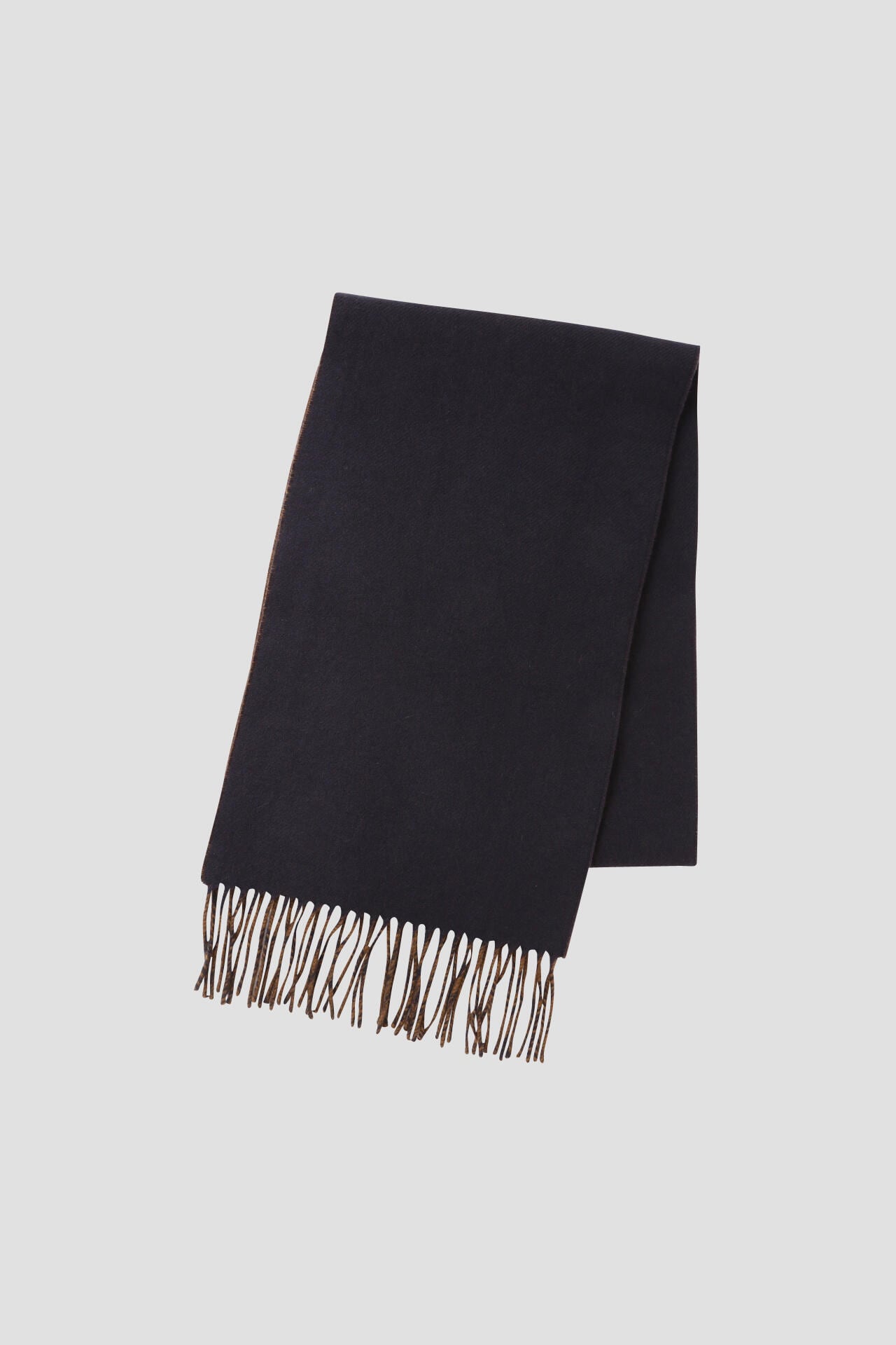 DOUBLE FACED WOOL CASHMERE SCARF