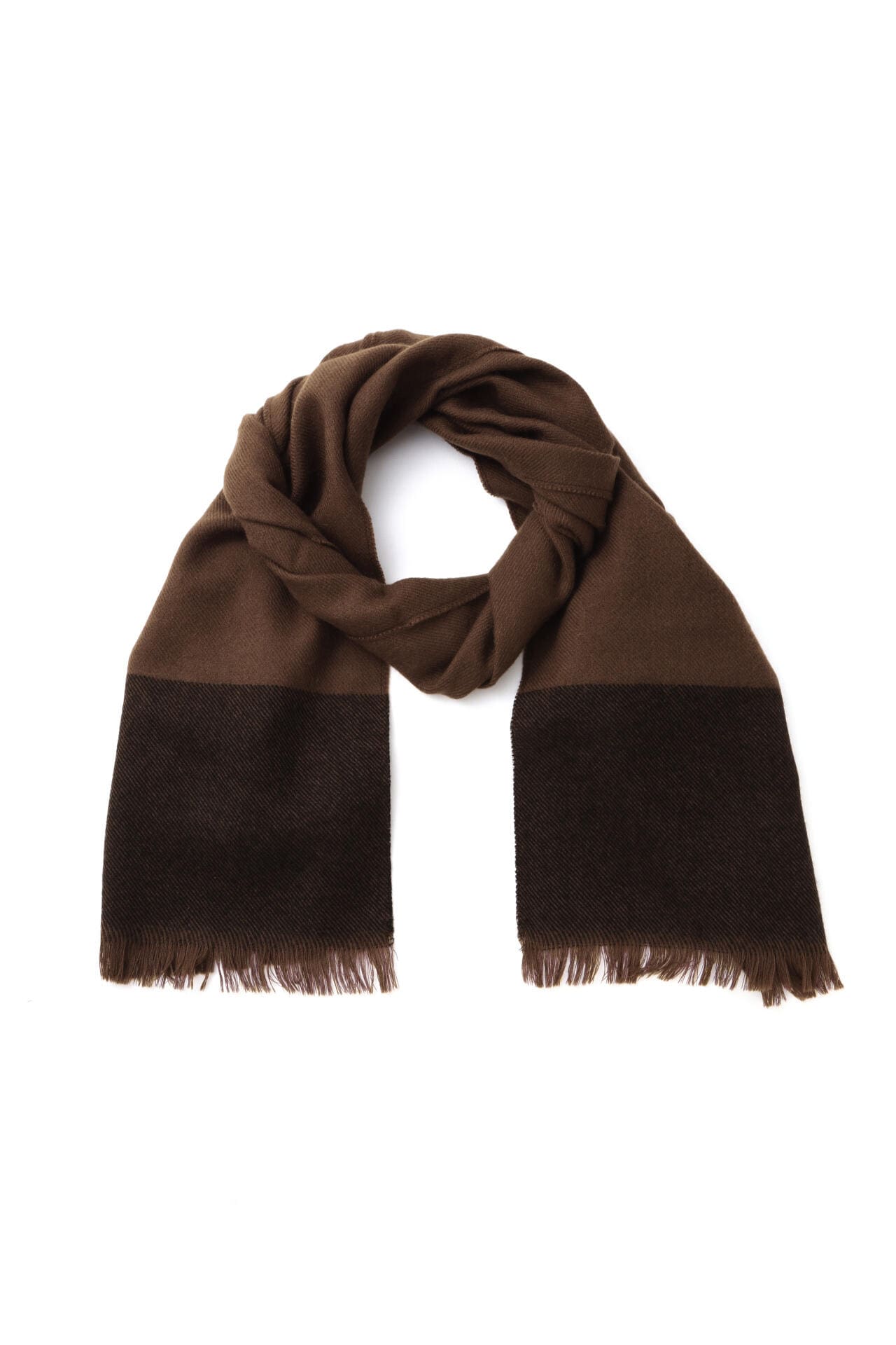 PANEL PATTERN WOOL SCARF