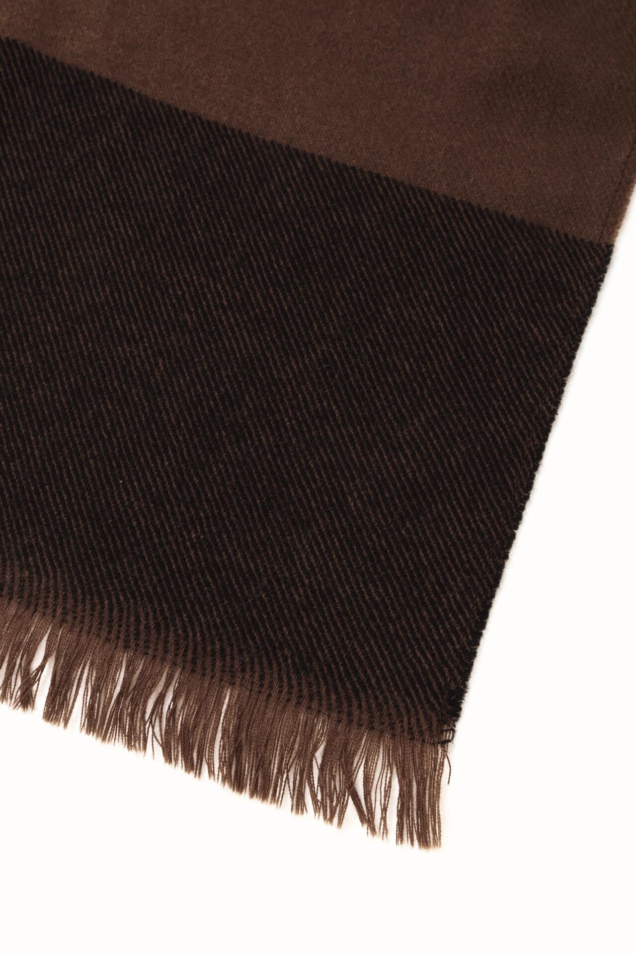 PANEL PATTERN WOOL SCARF