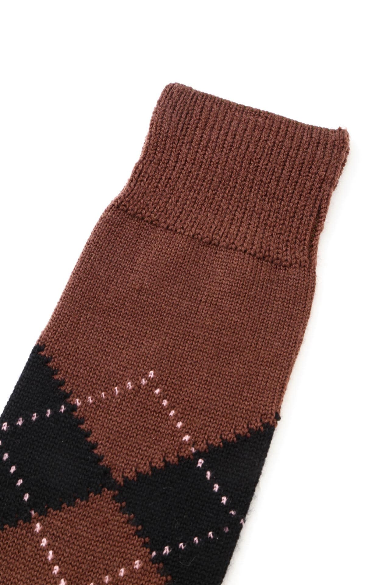 TWO COLOUR ARGYLE SOCK