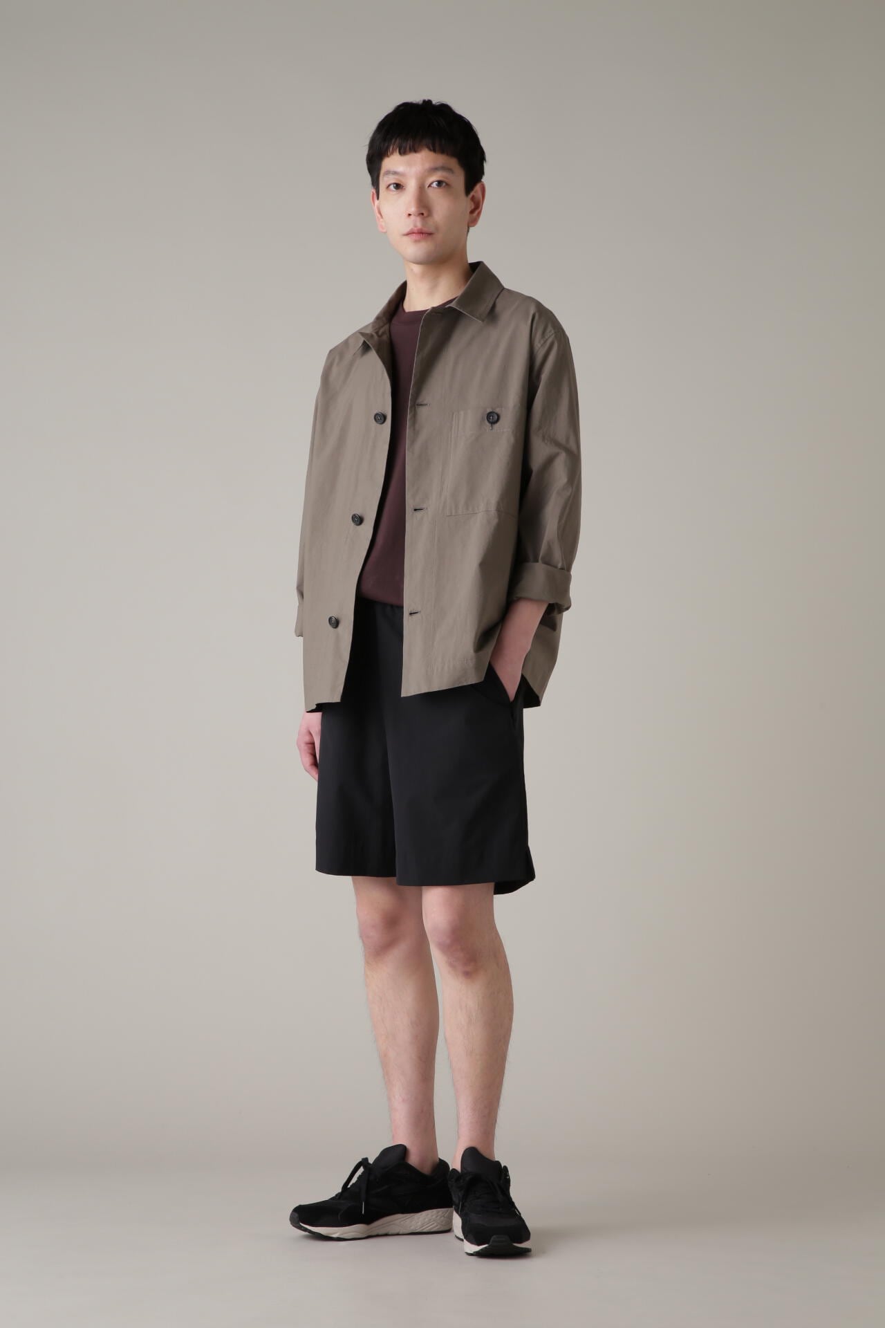STRETCH POLYESTER POPLIN