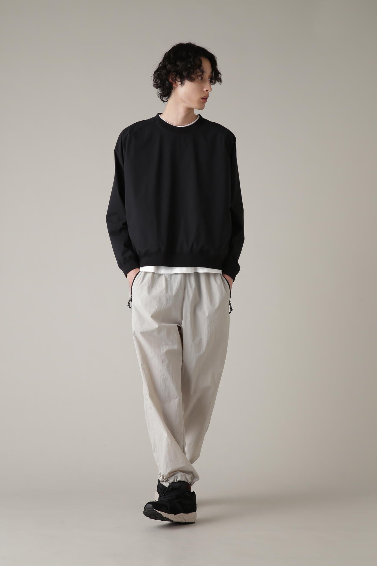 STRETCH POLYESTER POPLIN