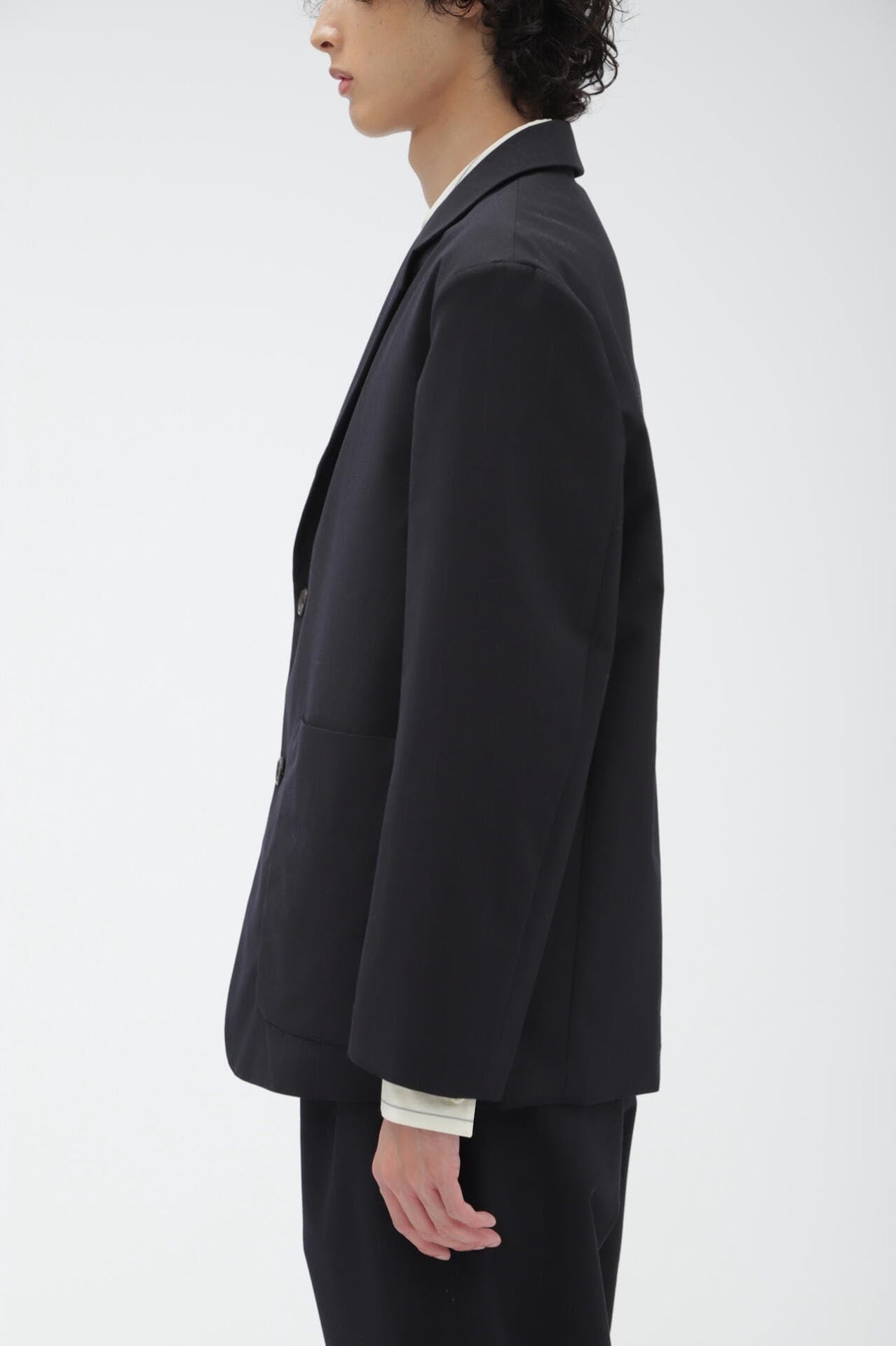WIDE STRIPE WOOL PLAINWEAVE