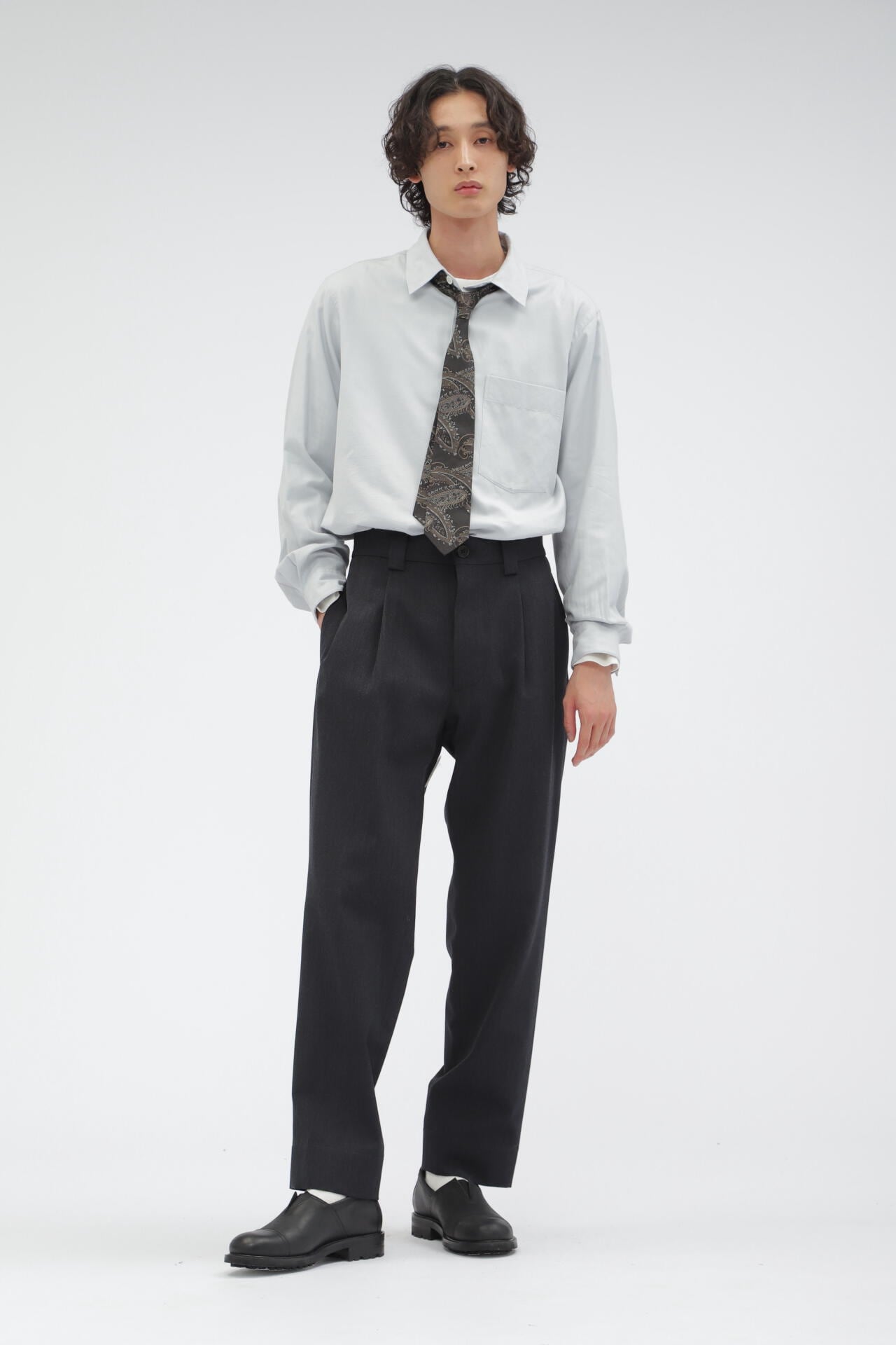 DRY WOOL COTTON GABARDINE
