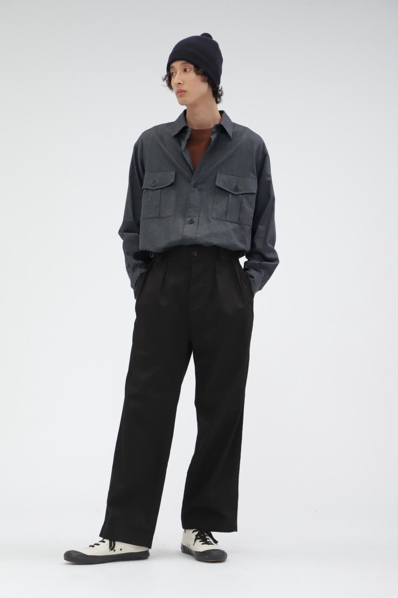 BRUSHED COTTON SILK TWILL