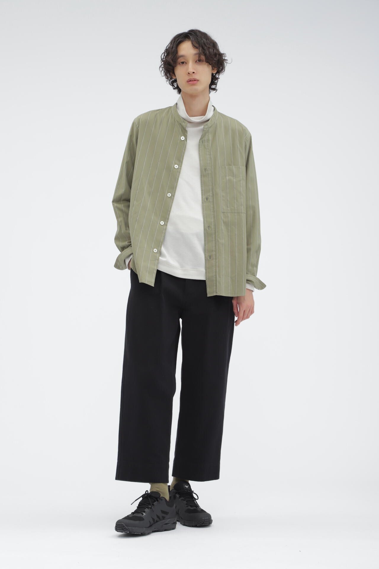 BRUSHED COTTON STRIPE