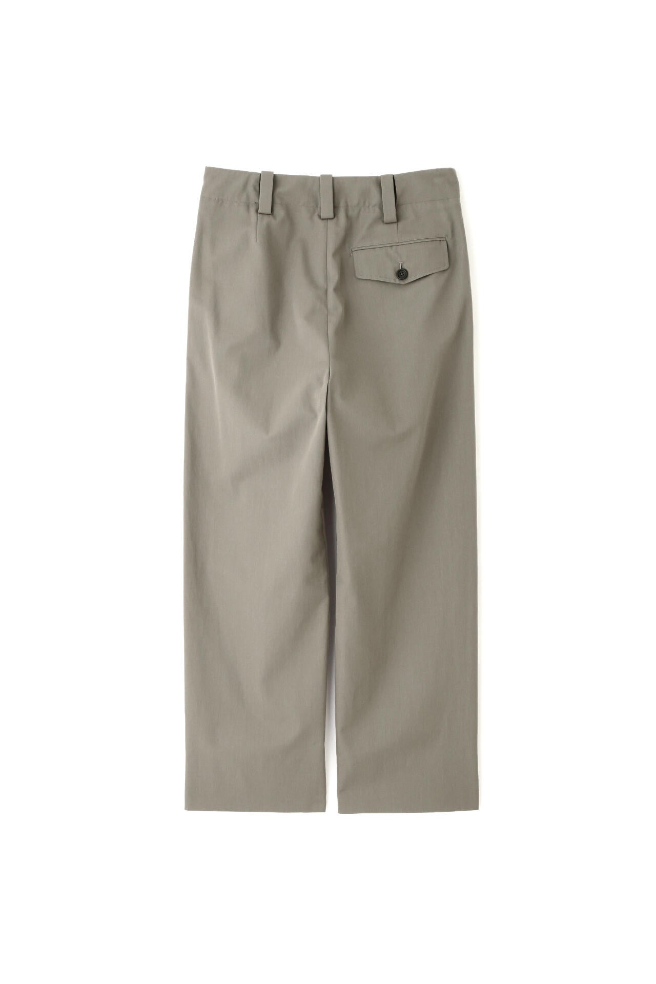 DRY WOOL COTTON TWILL TROUSERS