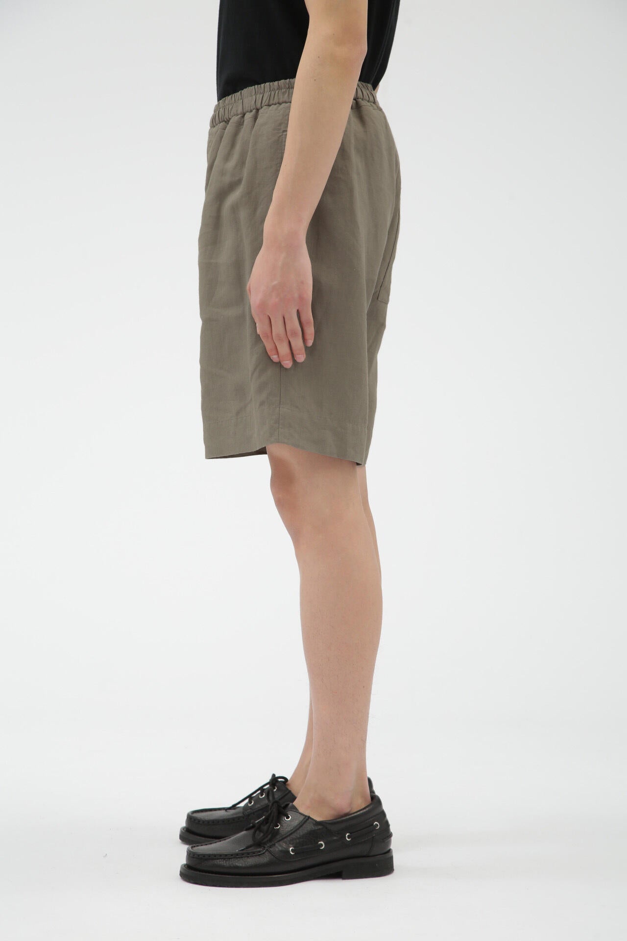 LINEN PLAINWEAVE TROUSERS