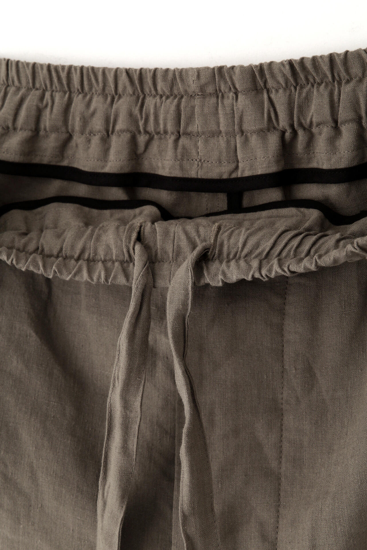 LINEN PLAINWEAVE TROUSERS