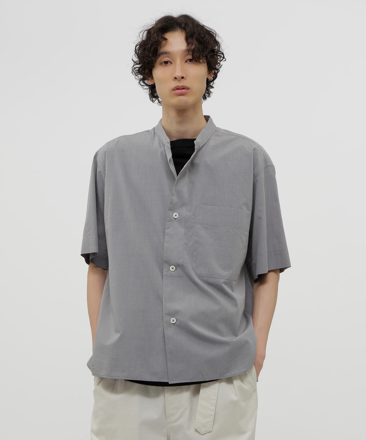 COTTON SILK END ON END SHIRT