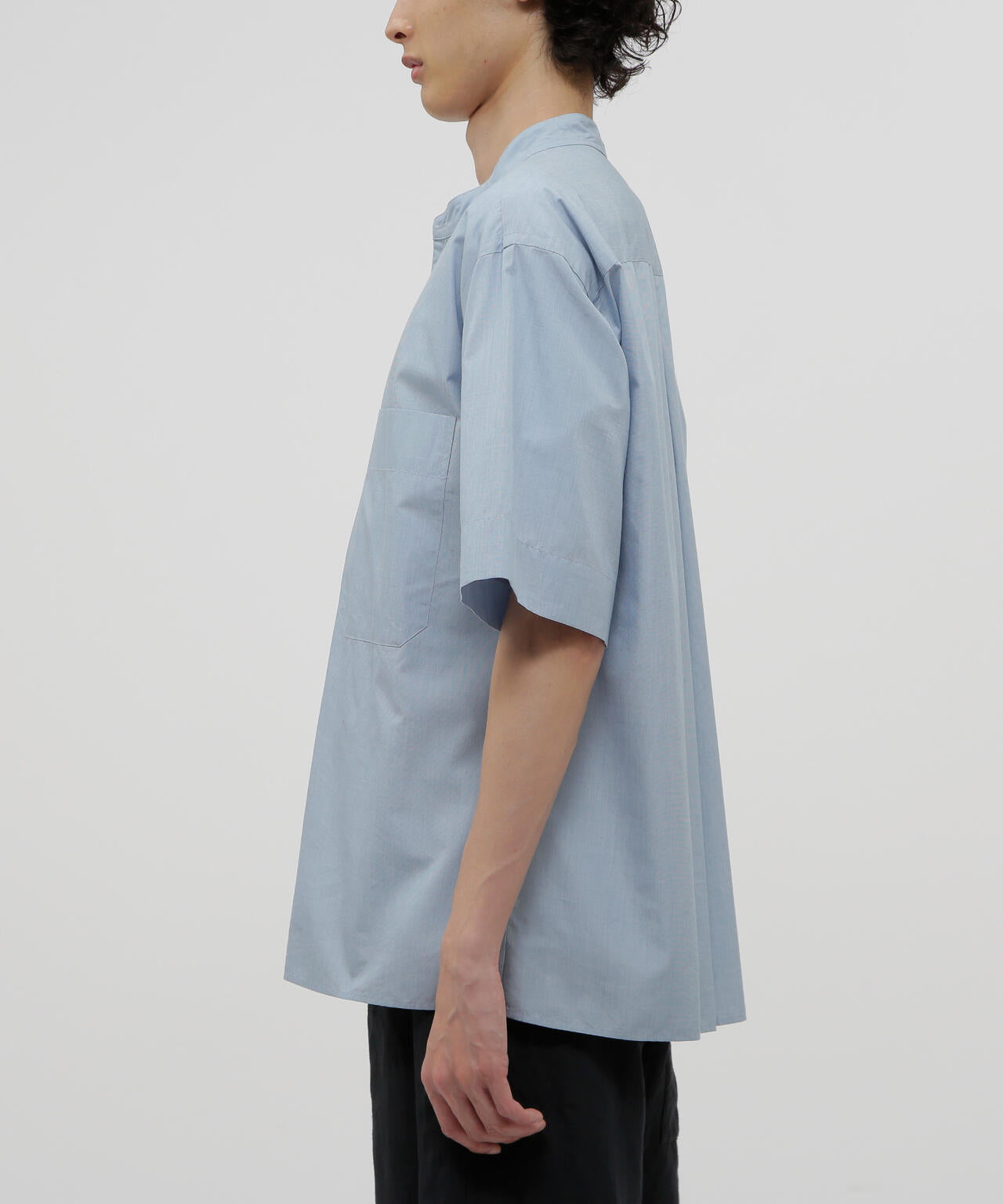 COTTON SILK END ON END SHIRT