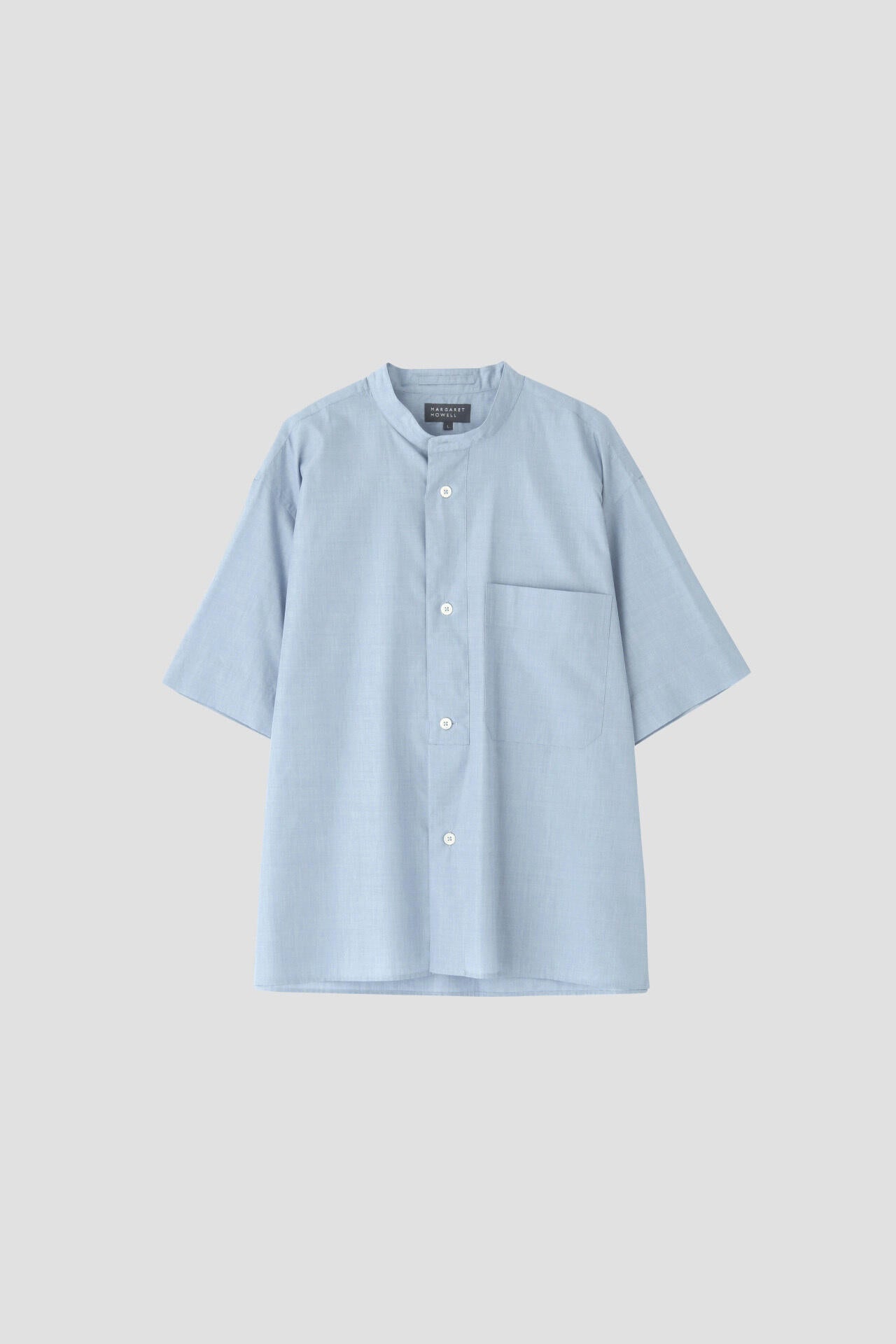 COTTON SILK END ON END SHIRT