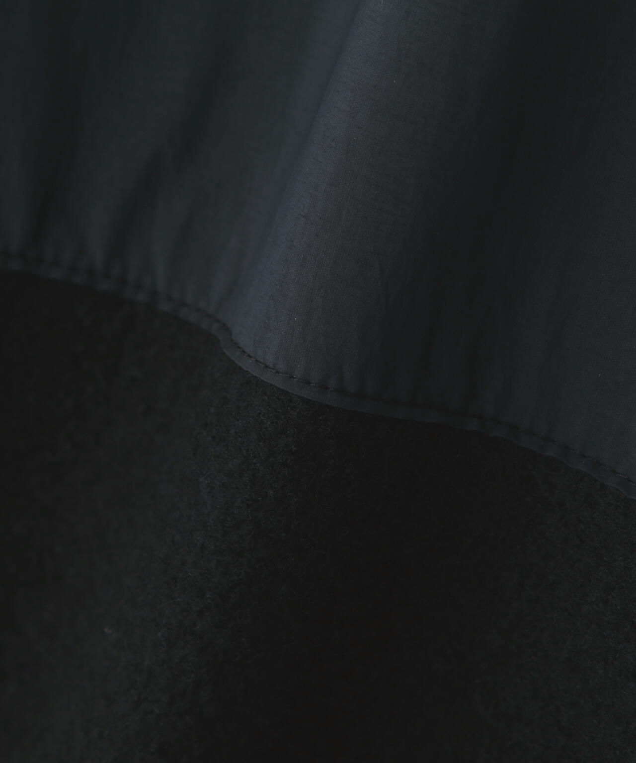 WOOL NYLON COMPRESSED JERSEY BLOUSON