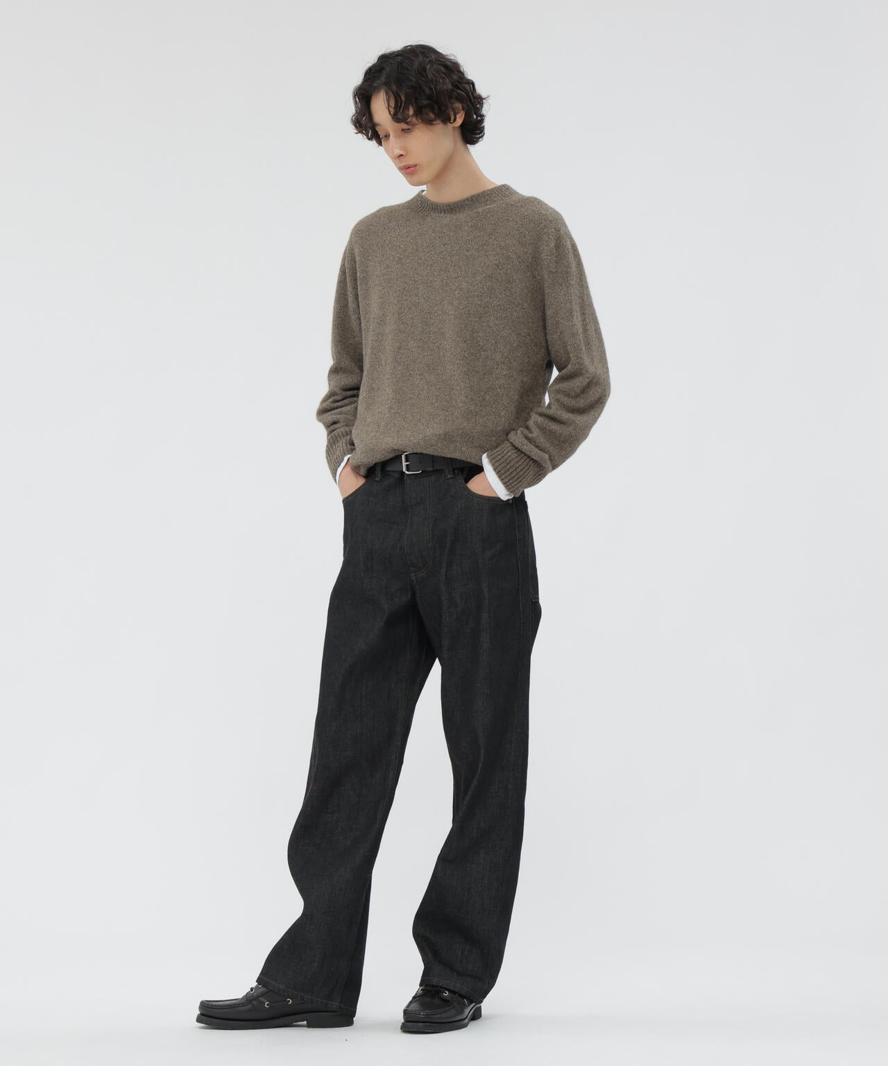 ORGANIC COTTON DENIM TROUSERS