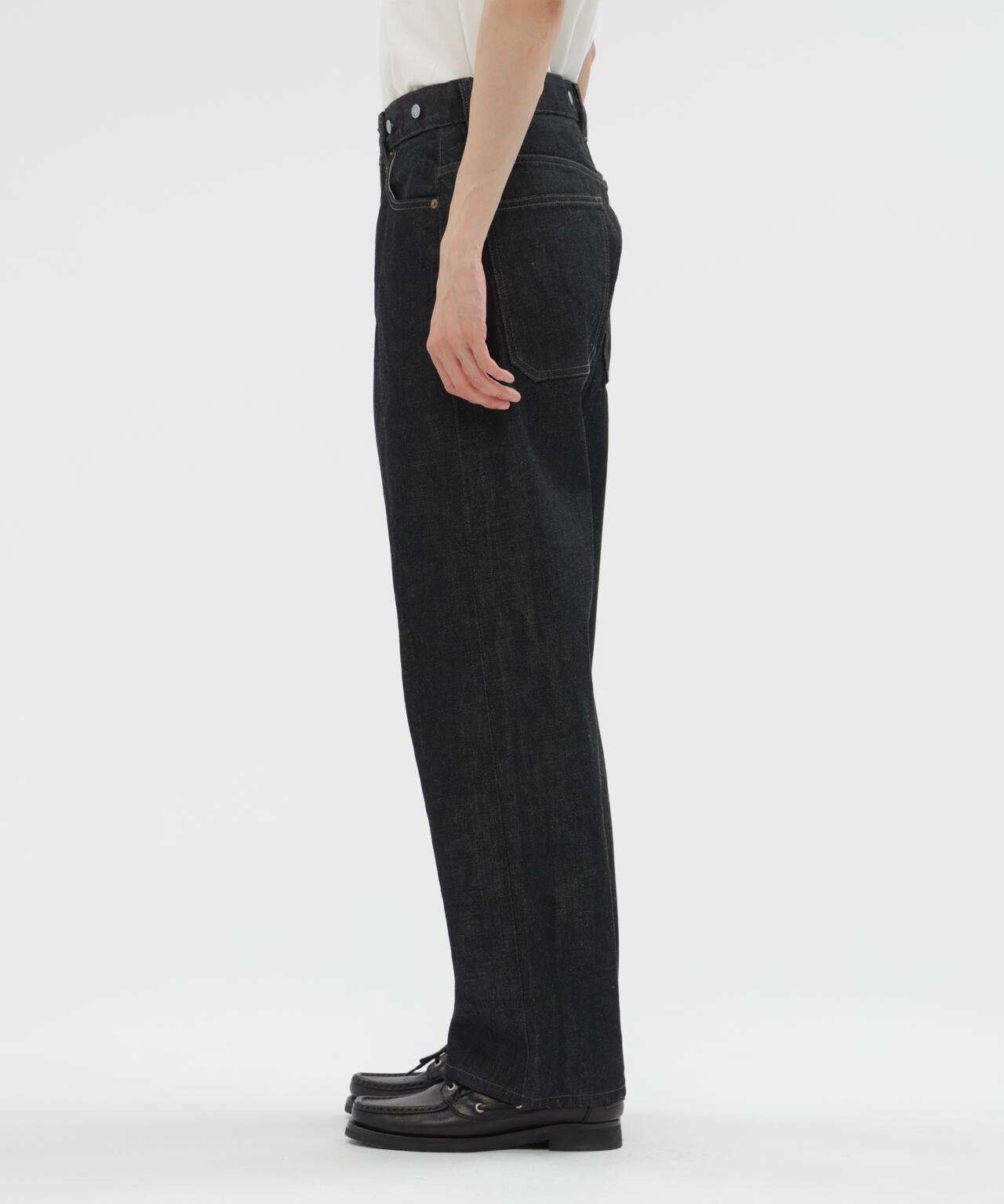 ORGANIC COTTON DENIM TROUSERS