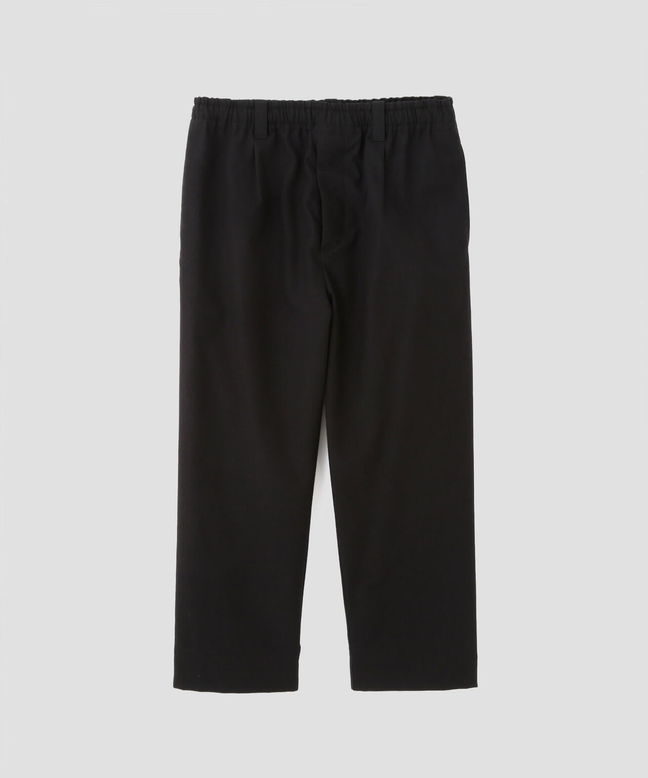 DRY WOOL PLAINWEAVE TROUSERS
