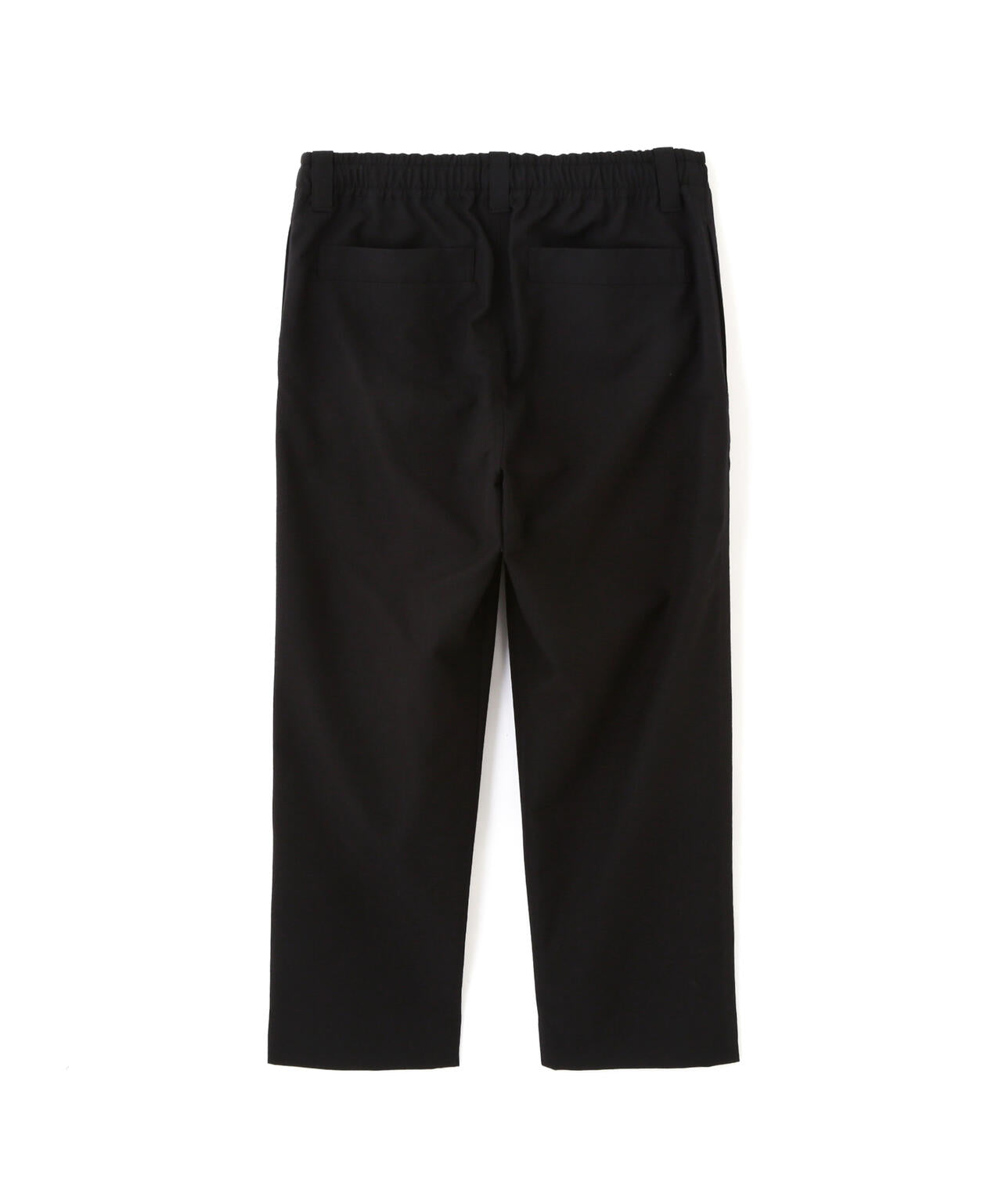 DRY WOOL PLAINWEAVE TROUSERS