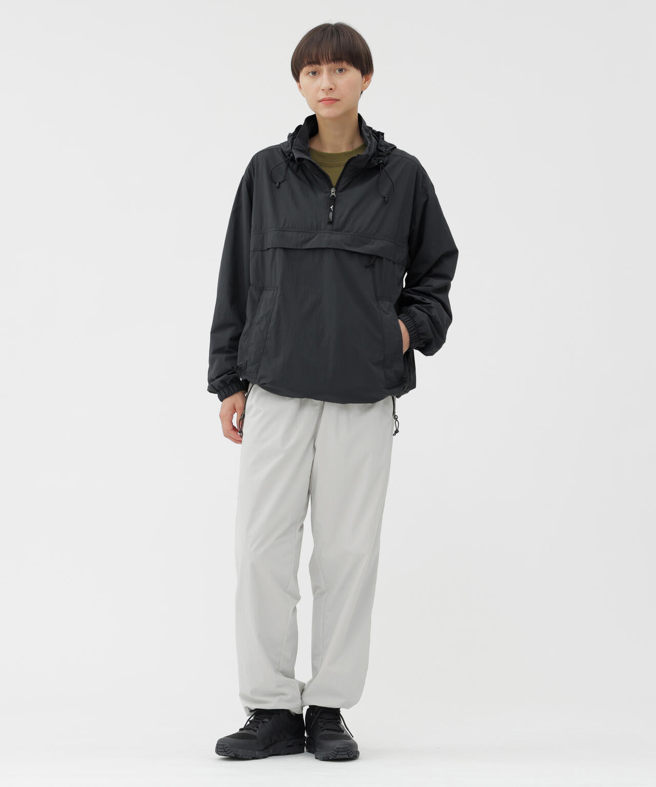 RECYCLE NYLON COMPACT RIPSTOP TROUSERS | MARGARET HOWELL