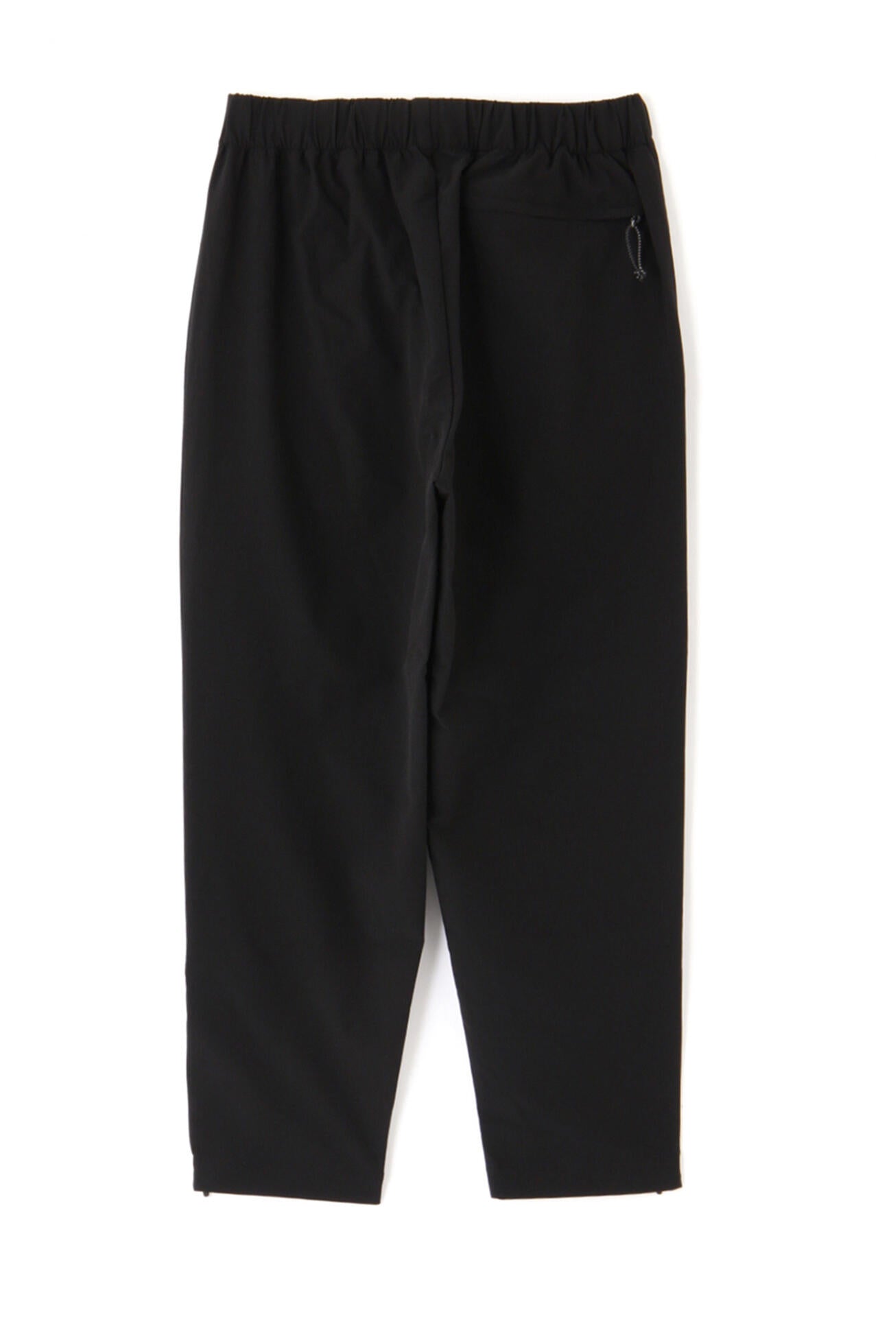 STRETCH POLYESTER HEAVY POPLIN TROUSERS