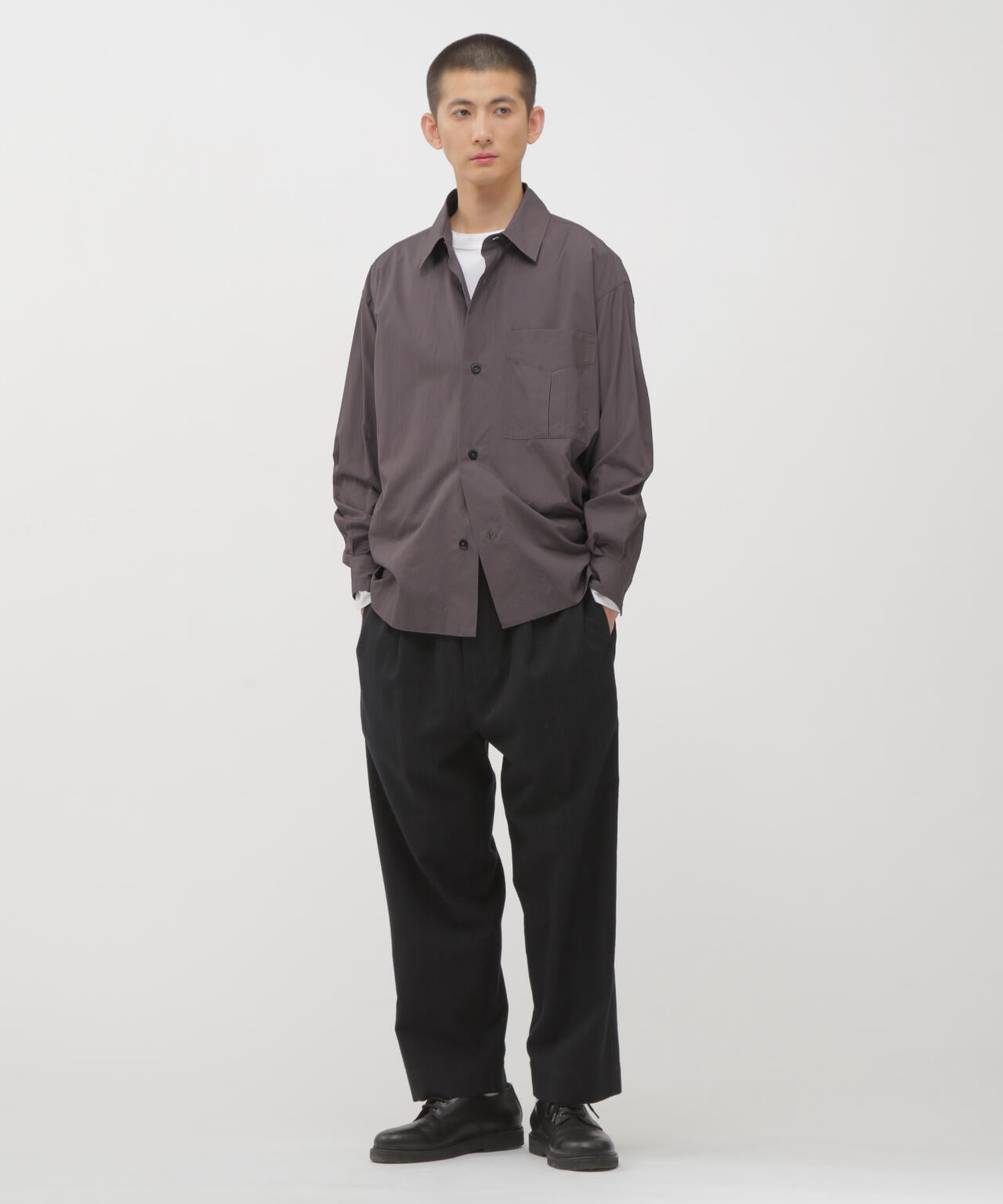 PAPER COTTON POPLIN SHIRT