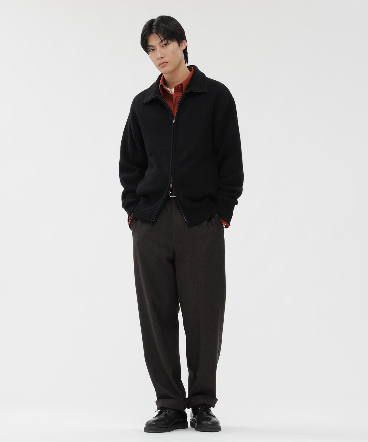 COTTON CASHMERE TWILL SHIRT