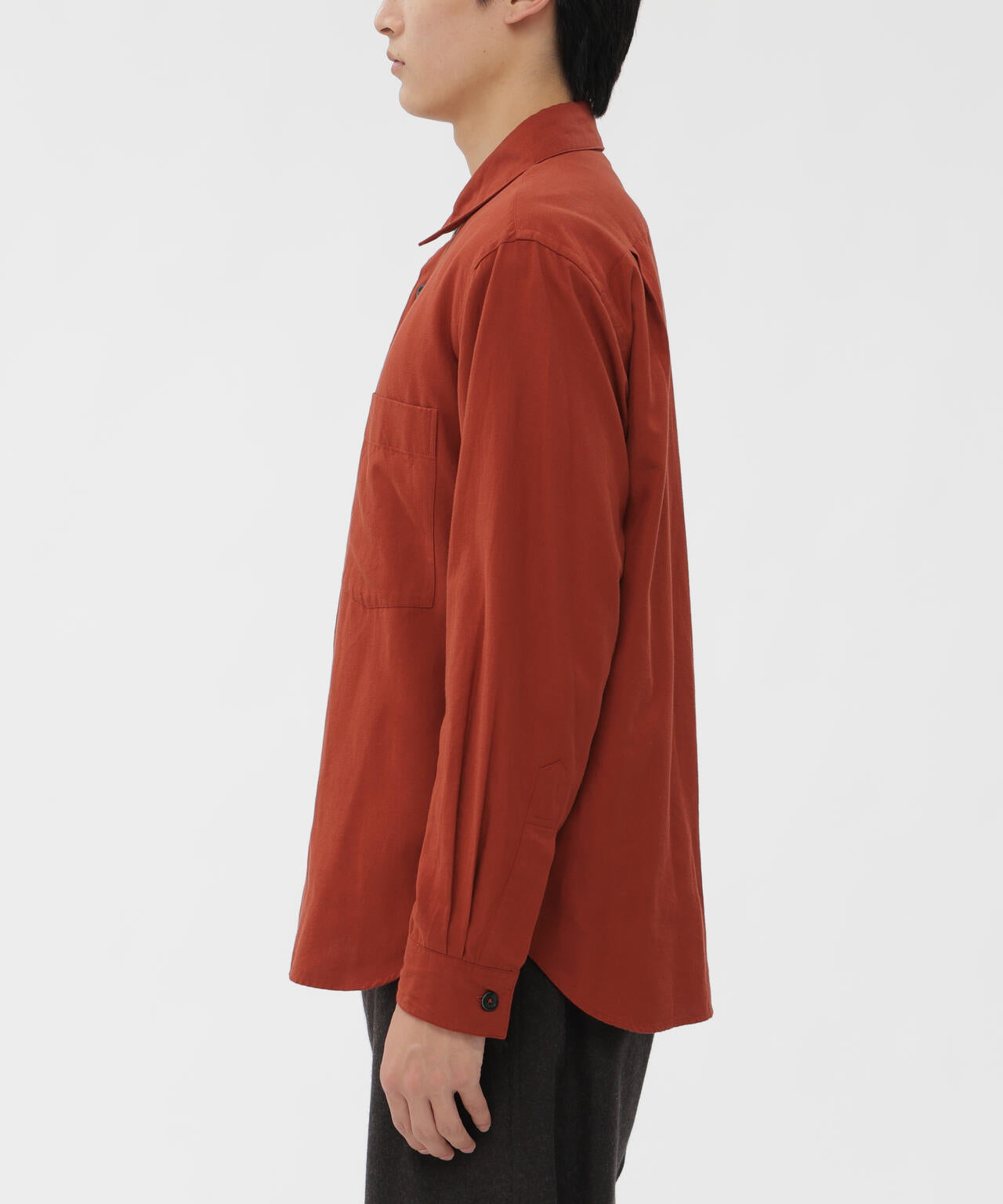 COTTON CASHMERE TWILL SHIRT