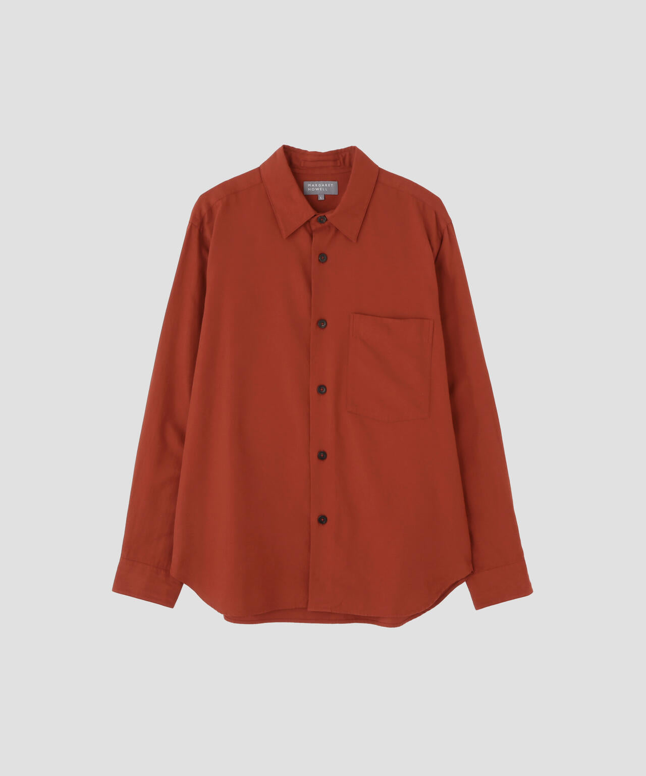 COTTON CASHMERE TWILL SHIRT | MARGARET HOWELL（マーガレット