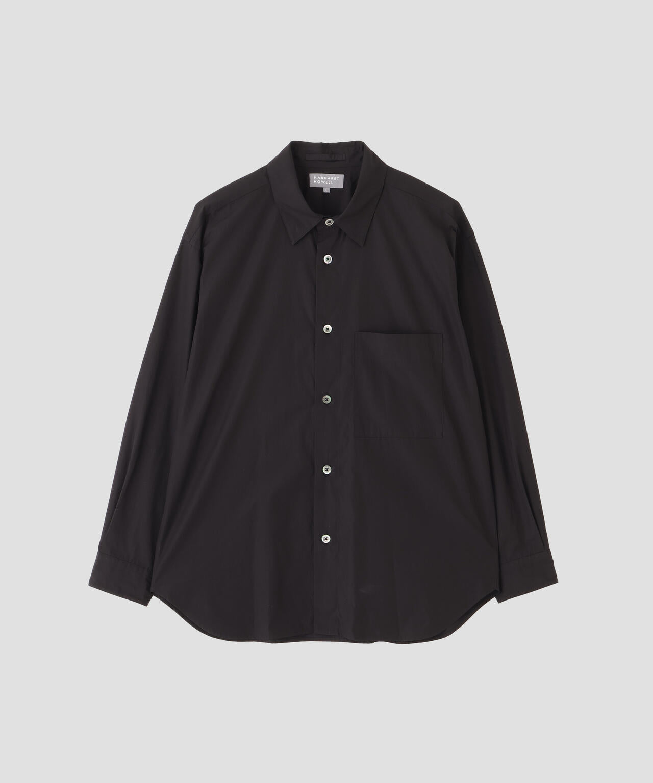 FINE COMPACT COTTON POPLIN SHIRT | MARGARET HOWELL（マーガレット