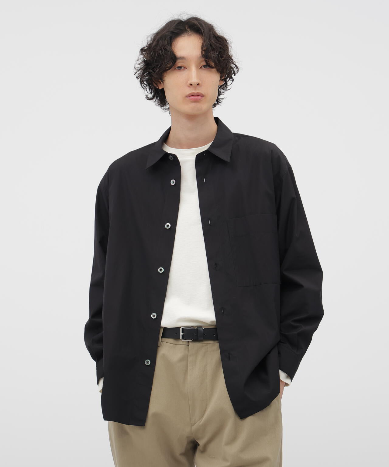 MHL FINE COMPACT COTTON POPLIN Sサイズ FINE COMPACT COTTON POPLIN SHIRT | MARGARET HOWELL（マーガレット