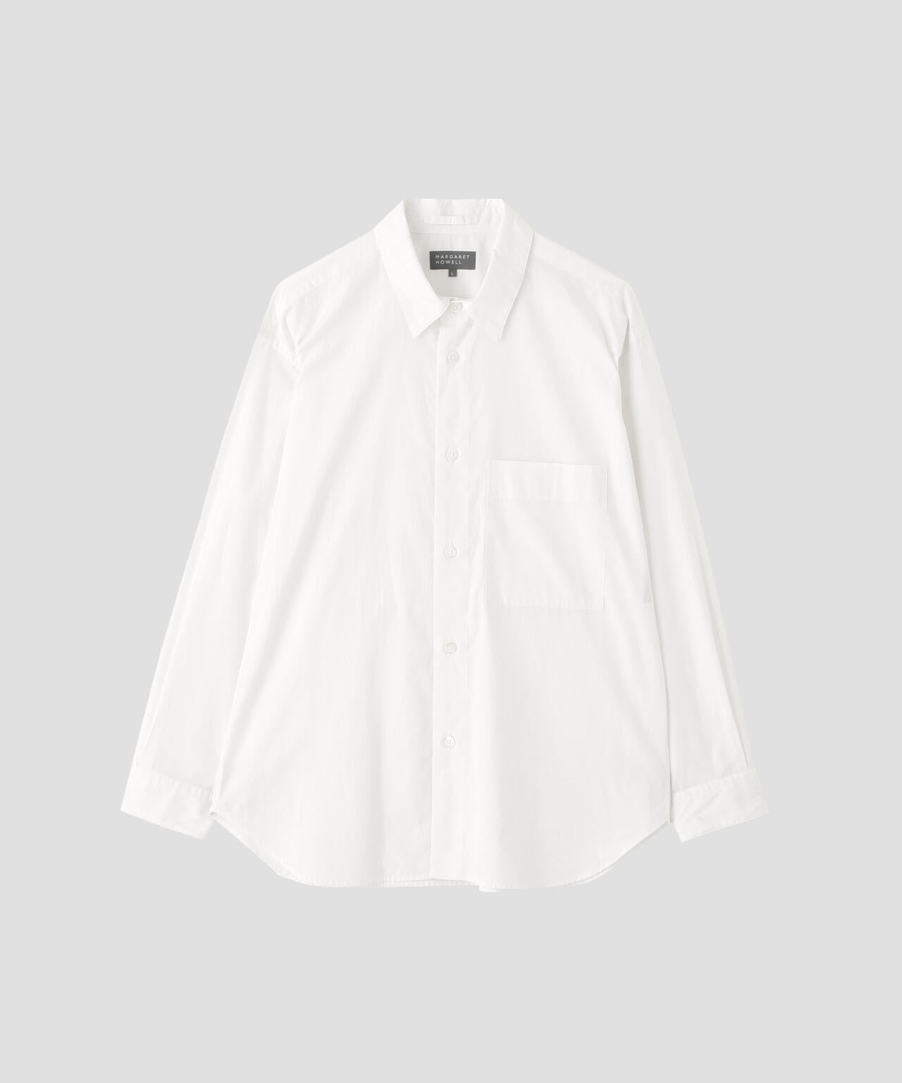 FINE COMPACT COTTON POPLIN SHIRT | MARGARET HOWELL（マーガレット