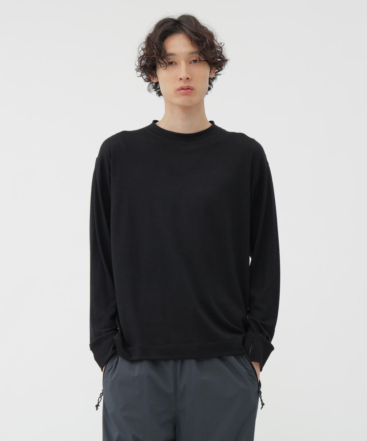 FINEGAUGE WASHABLE WOOL JERSEY TOP | MARGARET HOWELL（マーガレット 