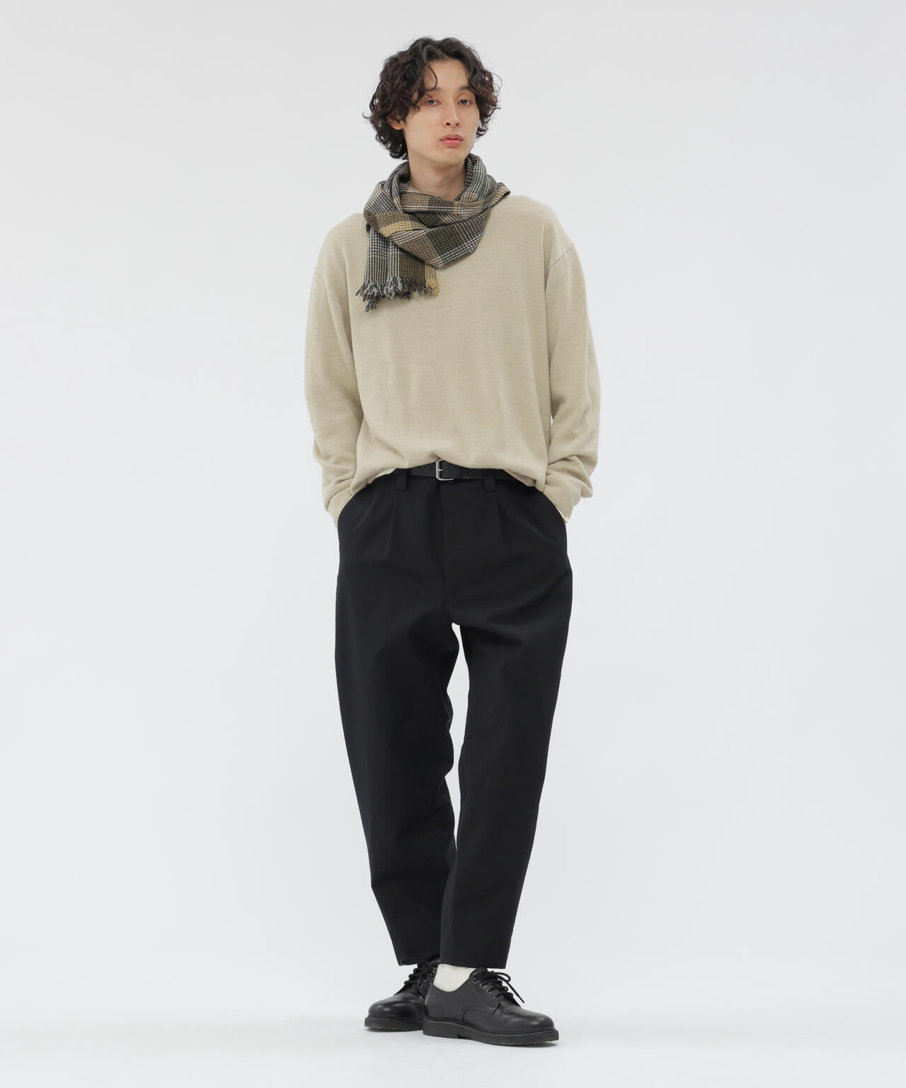 極美品 マーガレットハウエル ノルディック柄 カシミヤニット M 2023 美品マーガレットハウエル TWISTED CASHMERE WOOL カシミヤ