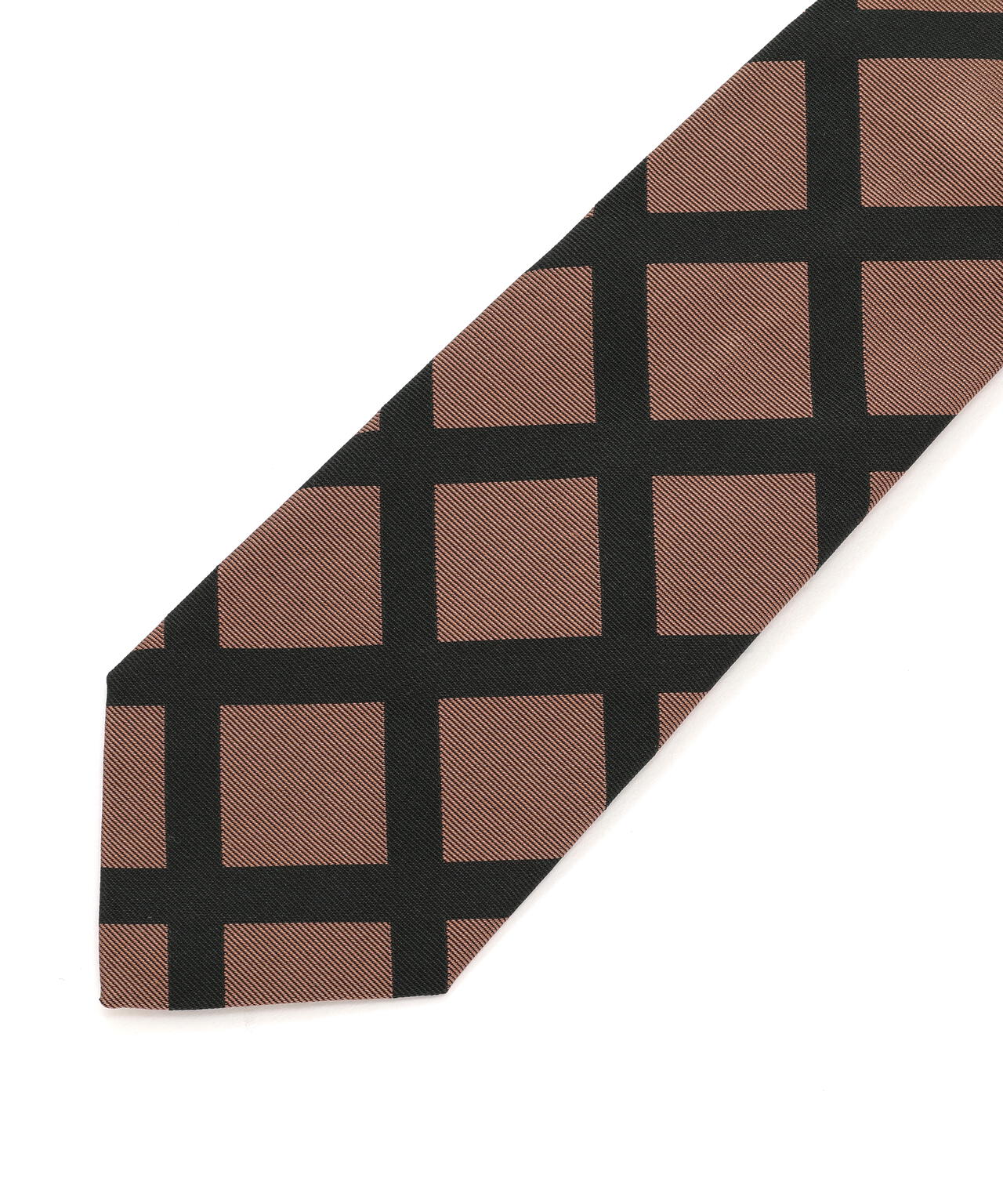 BOLD CHECK SILK TIE