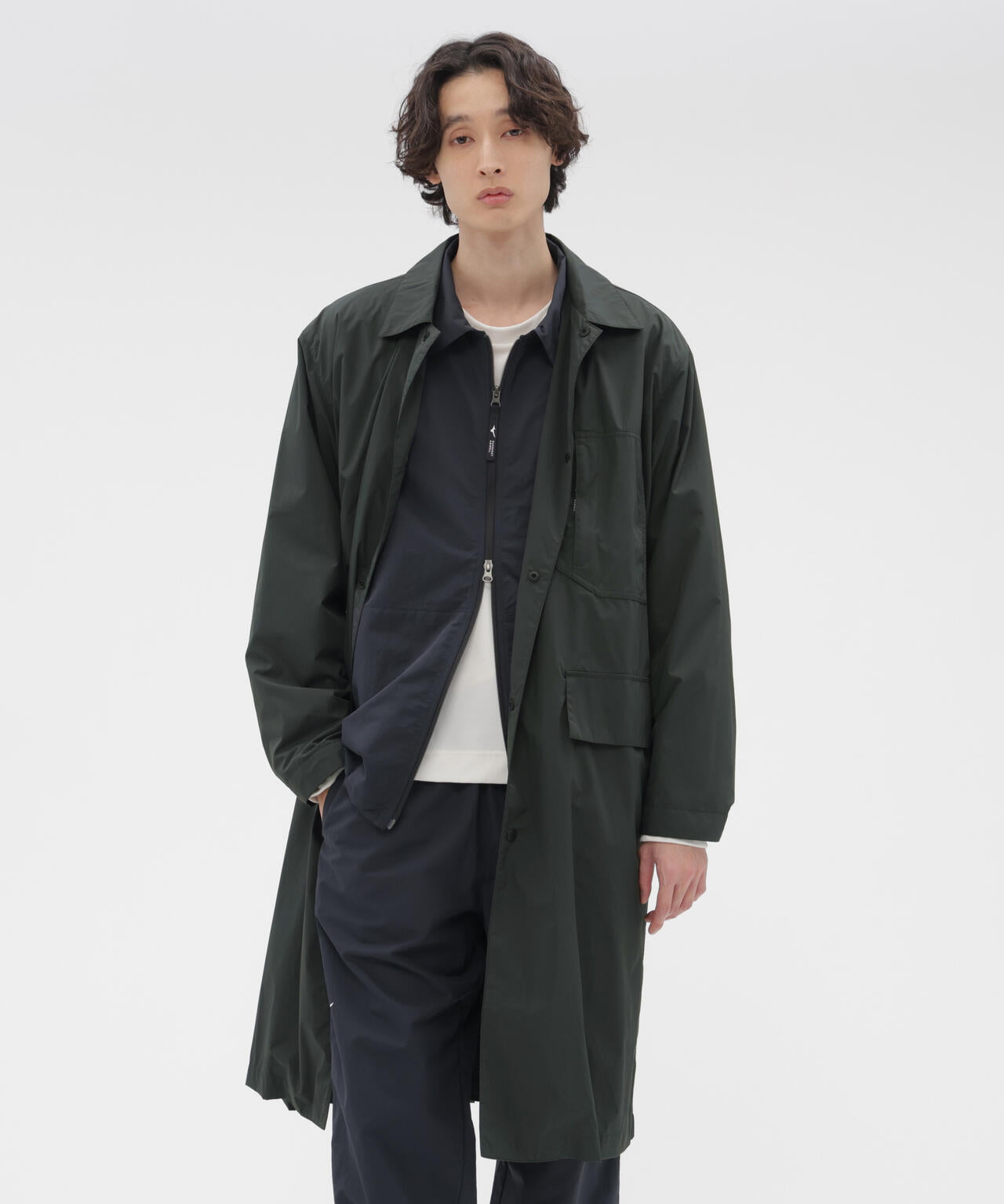 だるまMARGARET HOWELL NYLON RIPSTOP RECYCLED NYLON COMPACT RIPSTOP COAT | MARGARET HOWELL