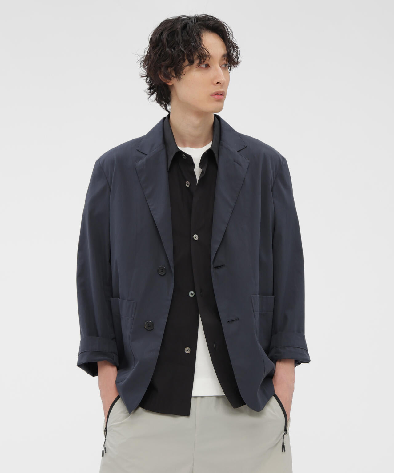 FINE COTTON PLAINWEAVE JACKET | MARGARET HOWELL（マーガレット