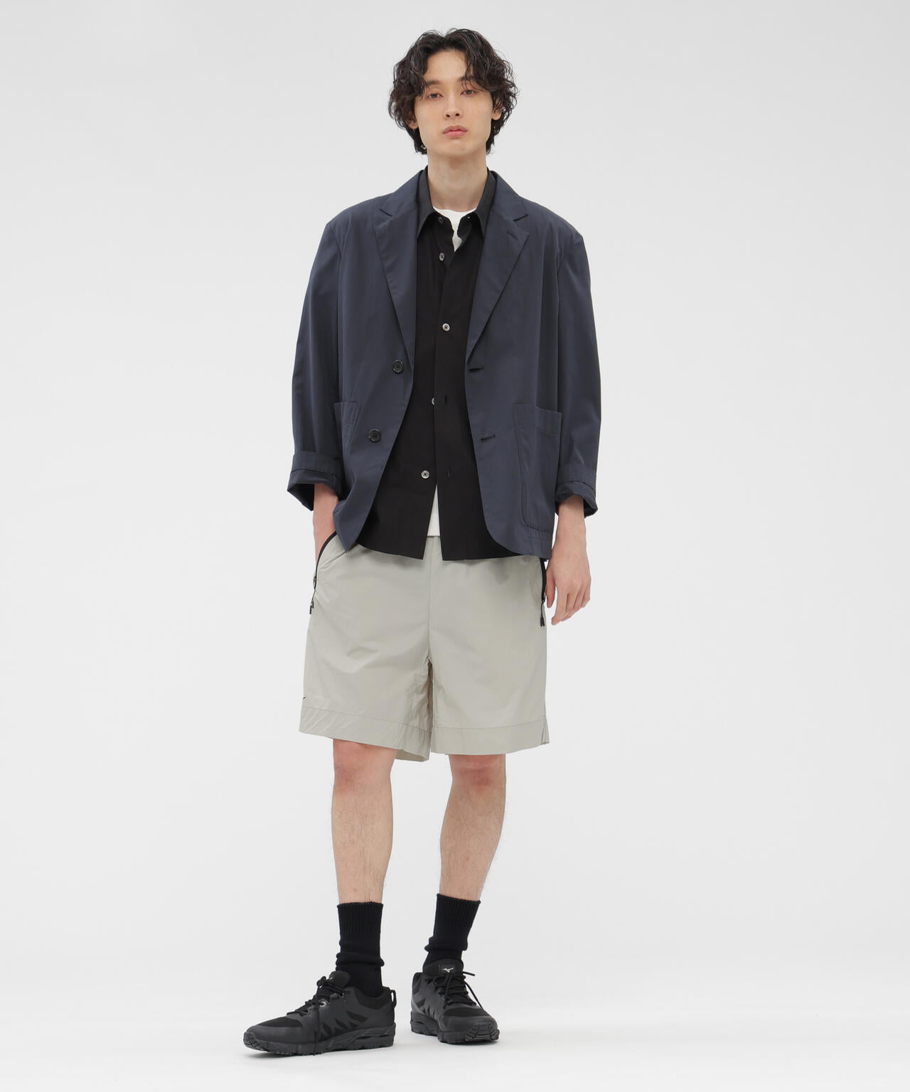 FINE COTTON PLAINWEAVE JACKET | MARGARET HOWELL（マーガレット
