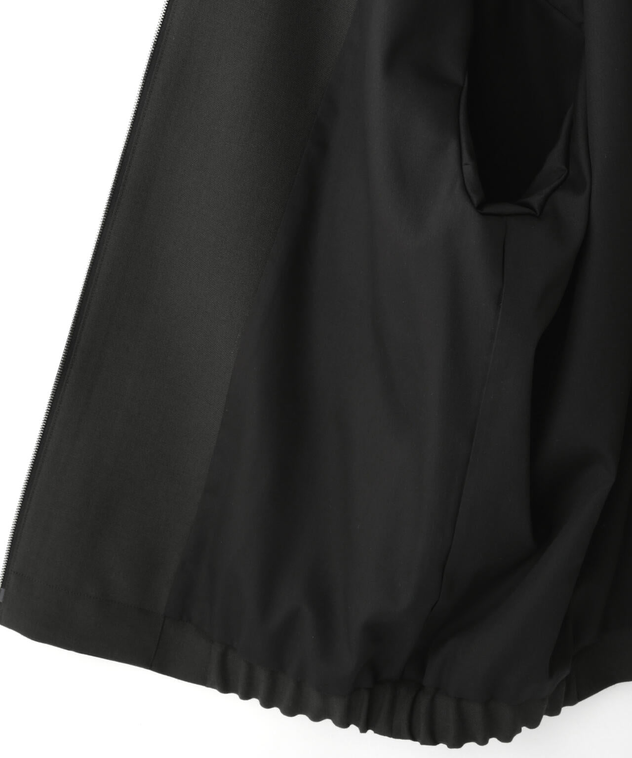 DOUBLE TWISTED WOOL BLOUSON