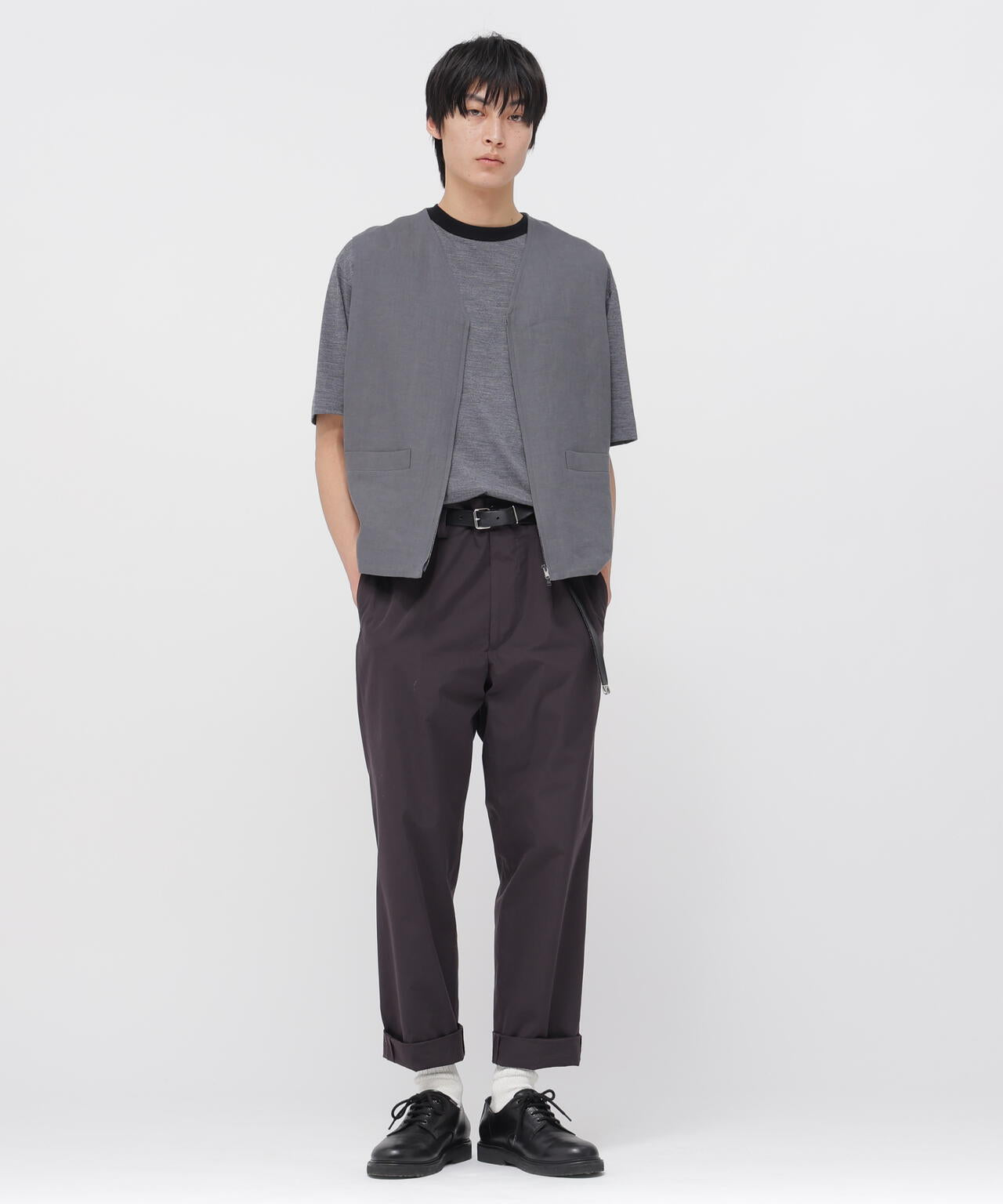 COMPACT LINEN TWILL BLOUSON