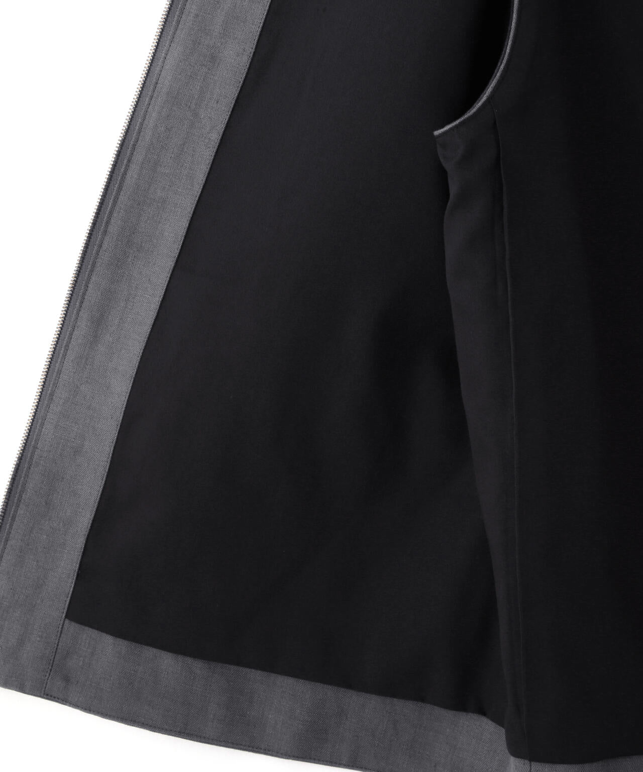 COMPACT LINEN TWILL BLOUSON