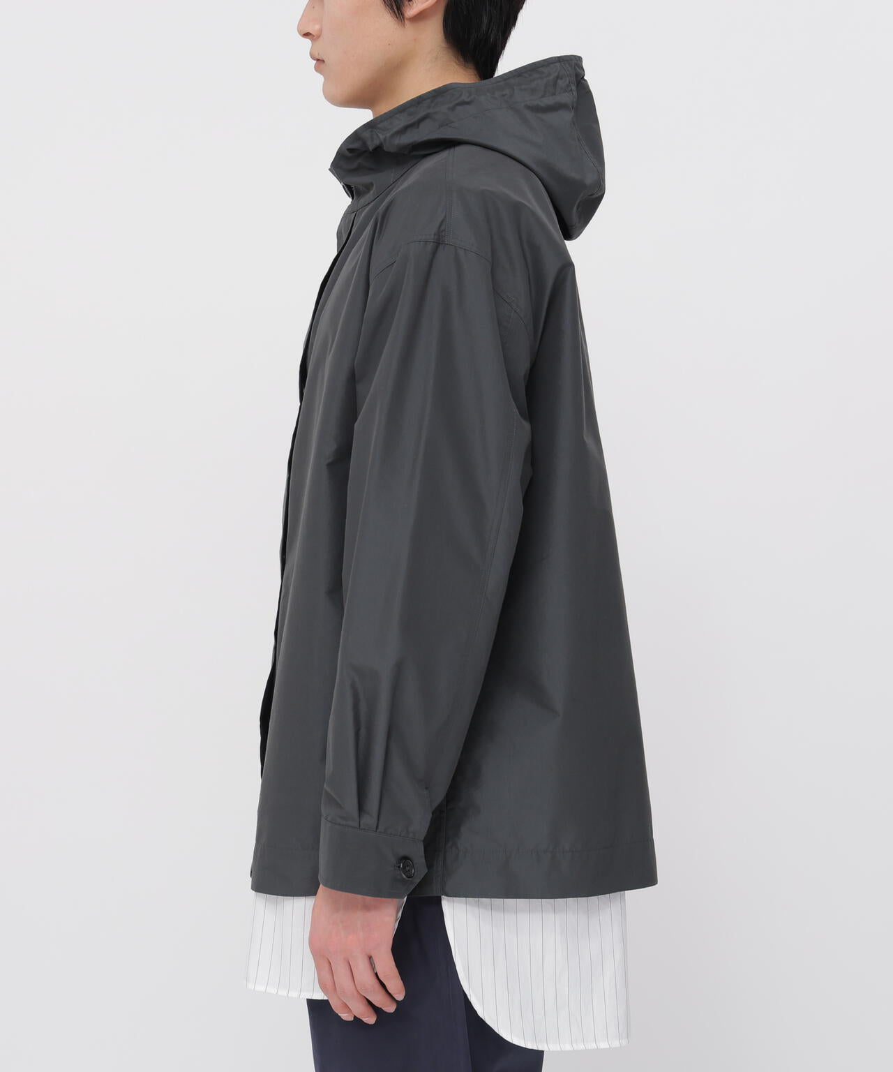 COTTON NYLON PLAINWEAVE BLOUSON