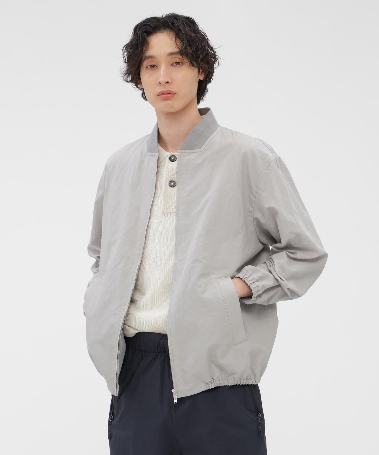 MARGALET HOWELLマーガレットハウエル★シャツブルゾン MARGARET HOWELL（マーガレットハウエル） シャツ HIGHDENSE COTTON