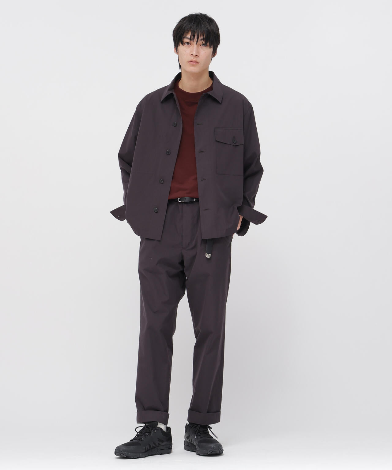 COTTON SILK PLAINWEAVE BLOUSON