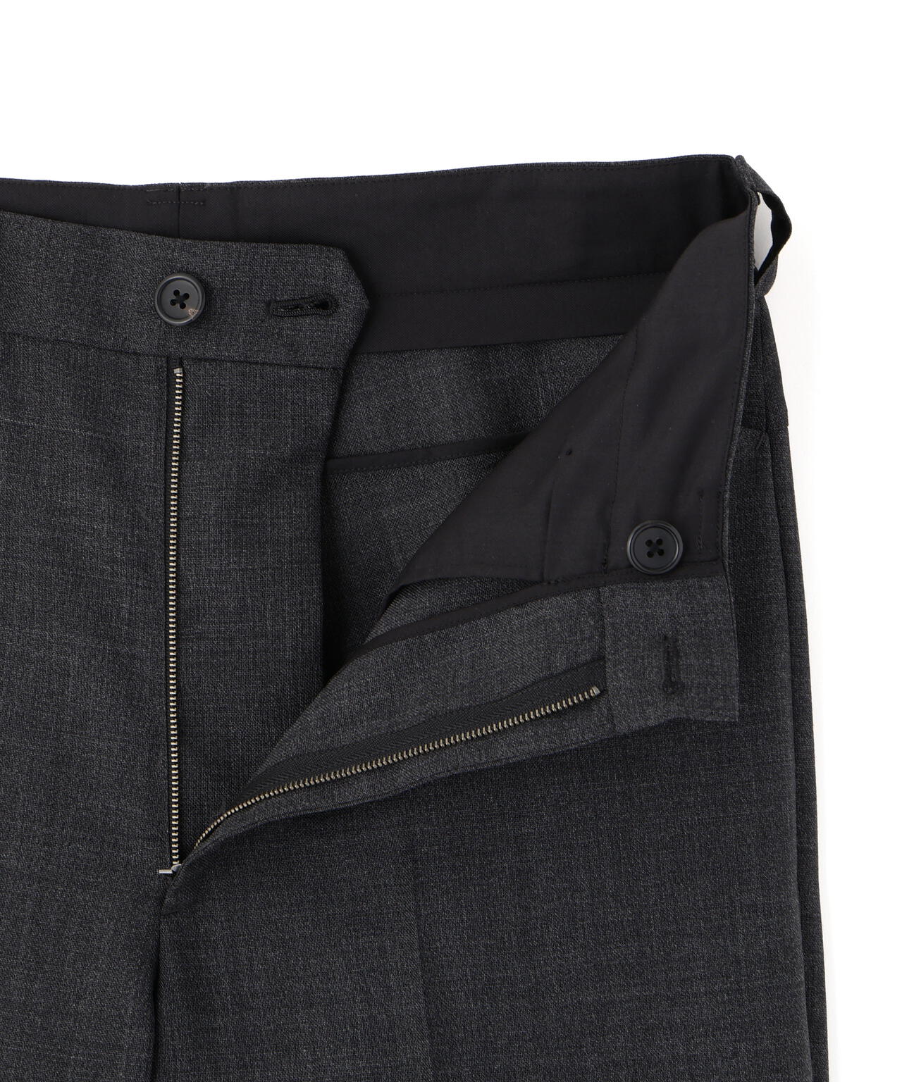 CRISP WOOL PLAINWEAVE TROUSERS