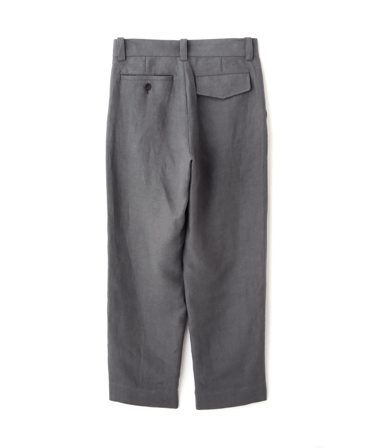 COMPACT LINEN TWILL TROUSERS