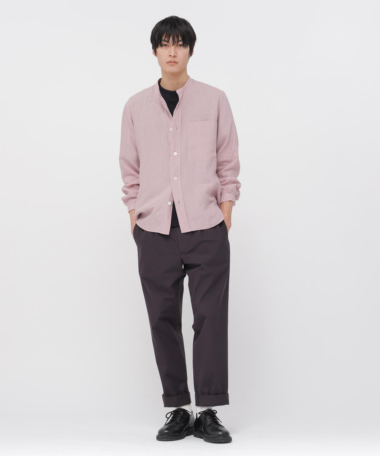 マーガレットハウエ FINE COTTON SILK ネッカチーフ ブラウス 1 COTTON SILK STRIPE SHIRT | MARGARET HOWELL（マーガレット・ハウエル