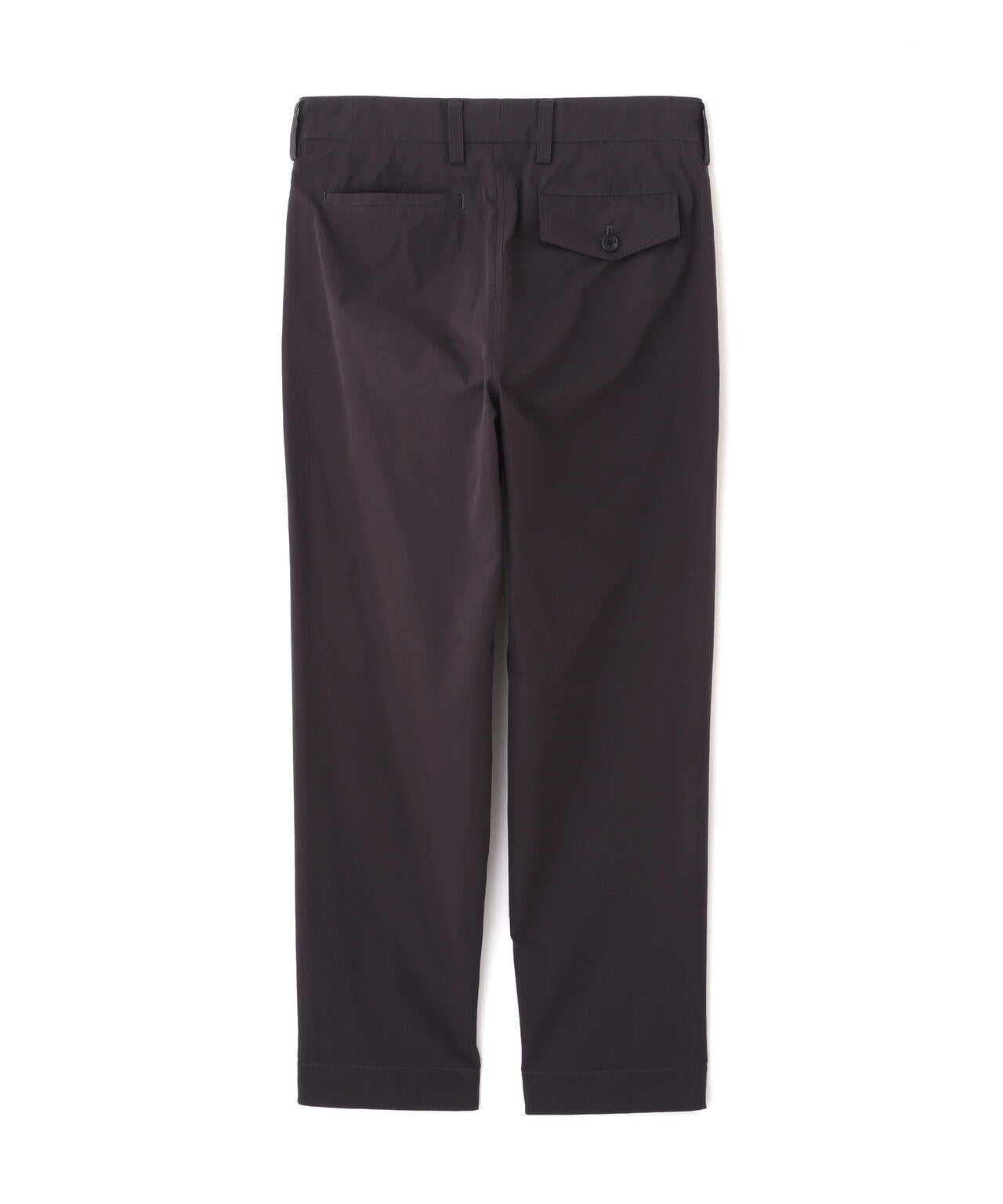COTTON SILK PLAINWEAVE TROUSERS