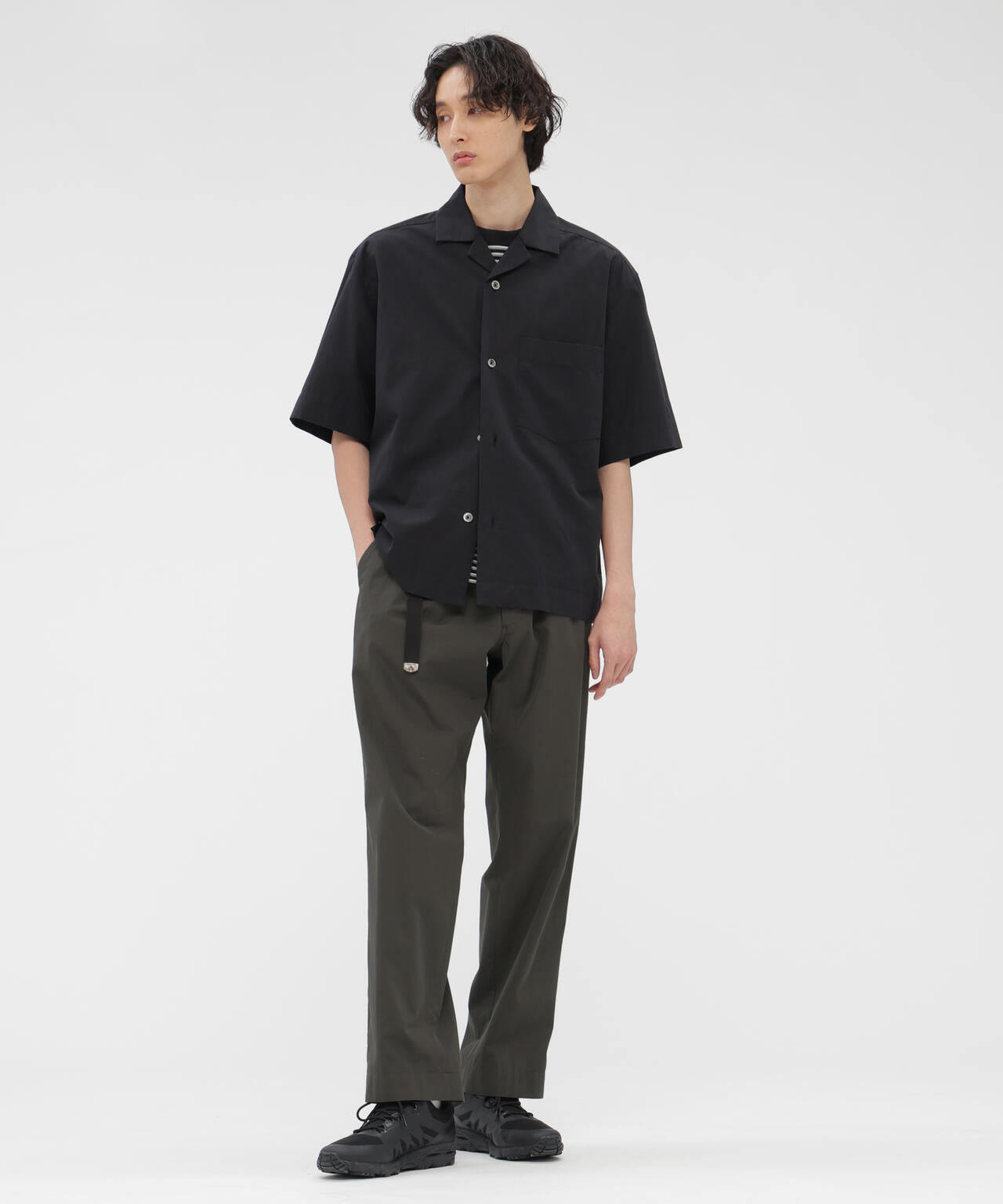 FINE COTTON PLAINWEAVE TROUSERS | MARGARET HOWELL（マーガレット