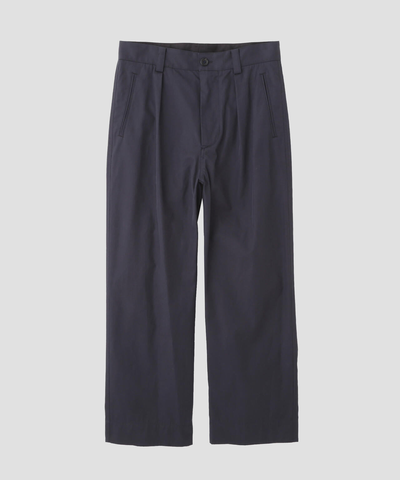 EGYPTIAN COTTON GABARDINE TROUSERS